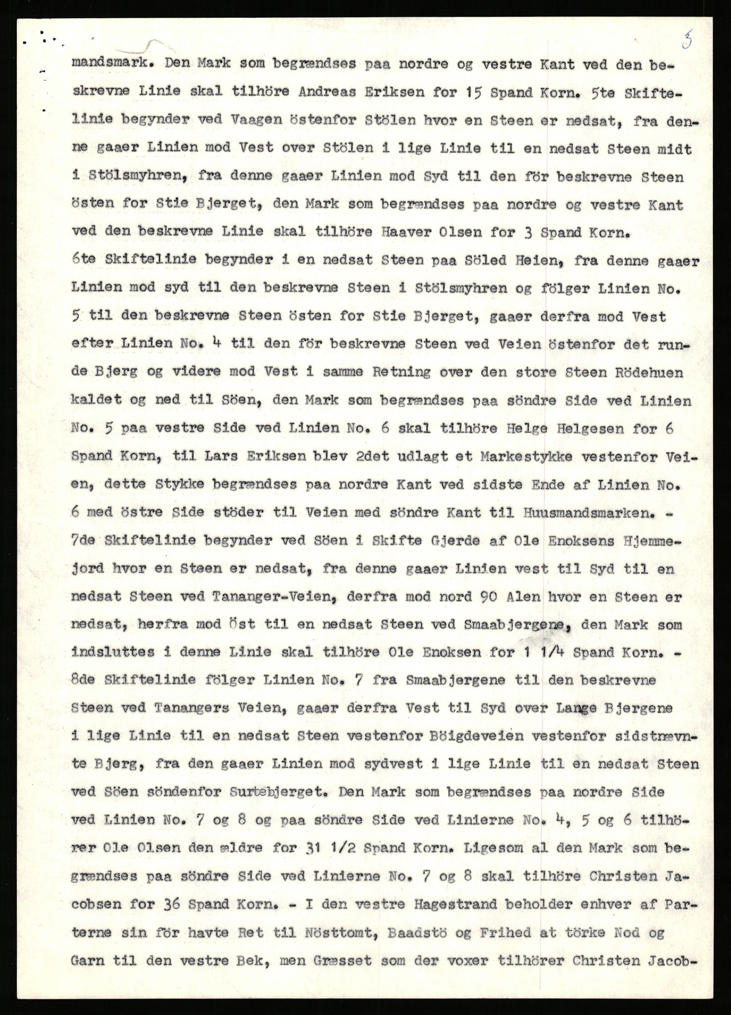 Statsarkivet i Stavanger, AV/SAST-A-101971/03/Y/Yj/L0028: Avskrifter sortert etter gårdsnavn: Gudla - Haga i Håland, 1750-1930, p. 601