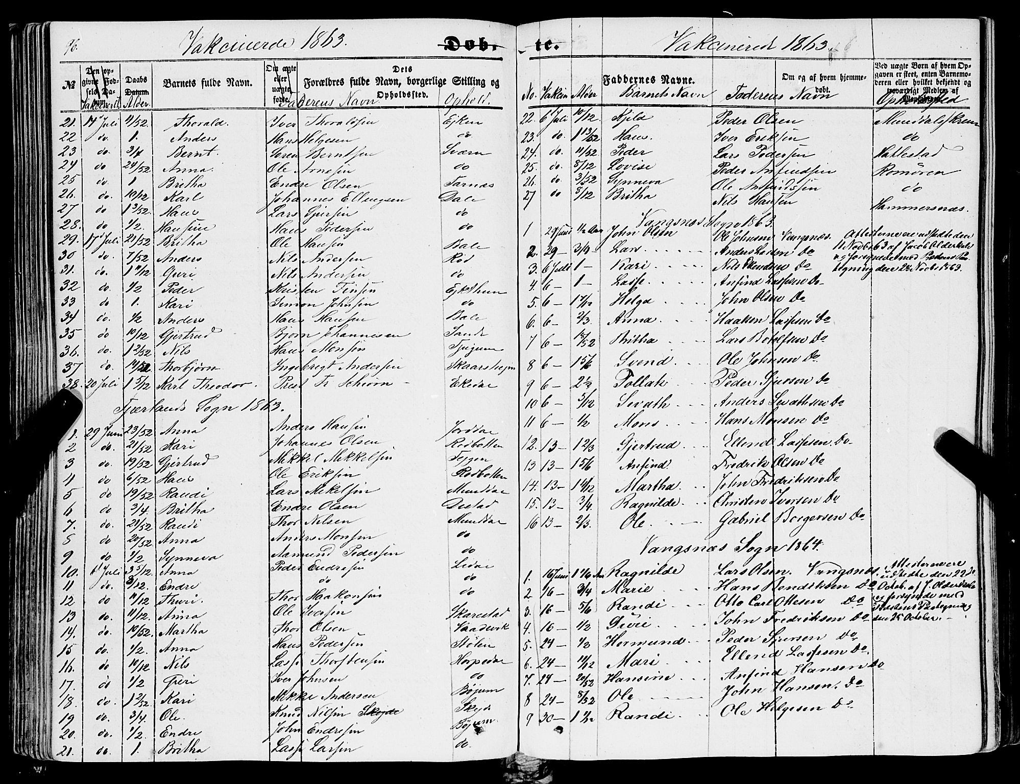 Balestrand sokneprestembete, AV/SAB-A-79601/H/Haa/Haaa/L0002: Parish register (official) no. A 2, 1847-1866, p. 96