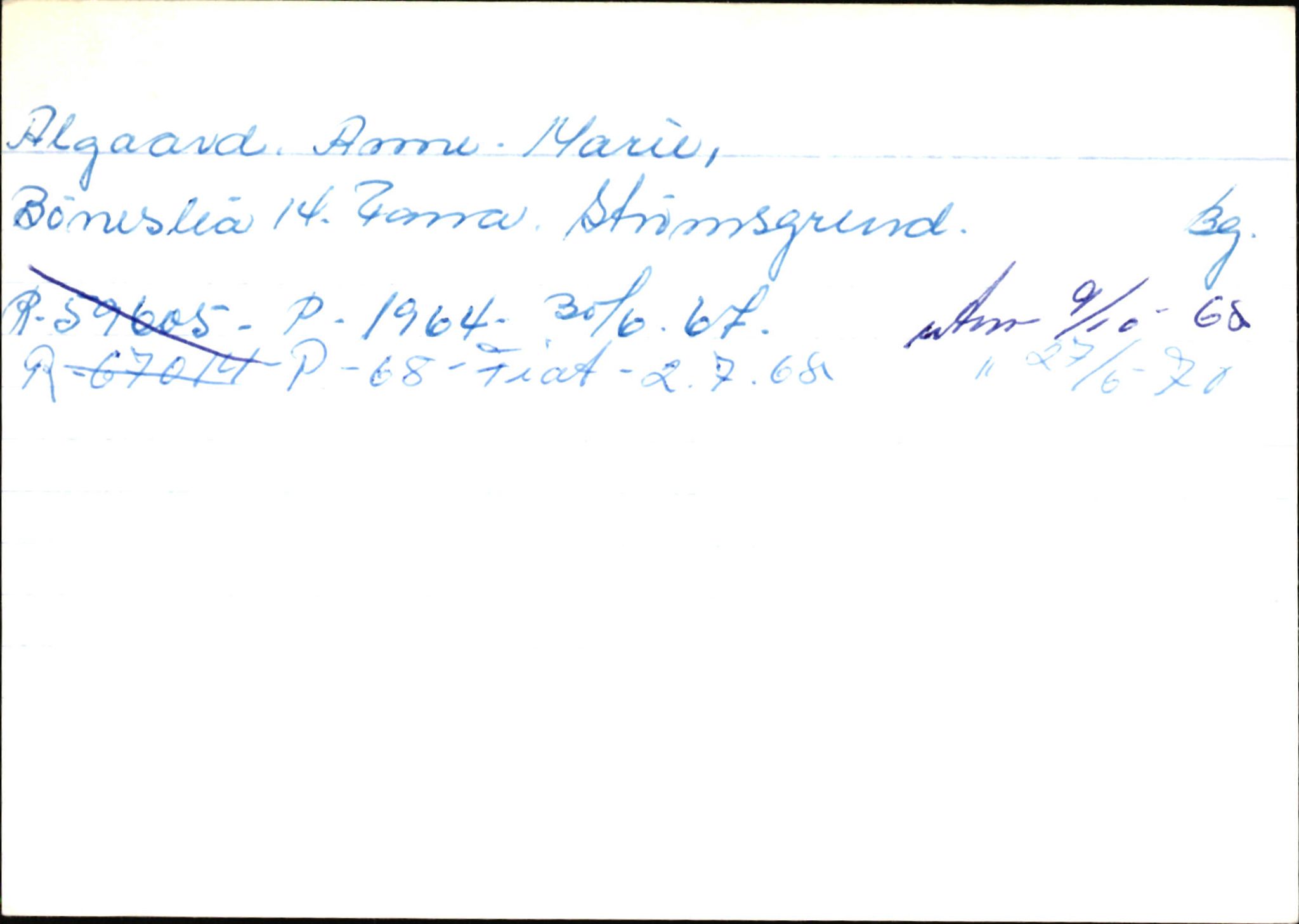 Statens vegvesen, Hordaland vegkontor, SAB/A-5201/2/Ha/L0001: R-eierkort A, 1920-1971, p. 403