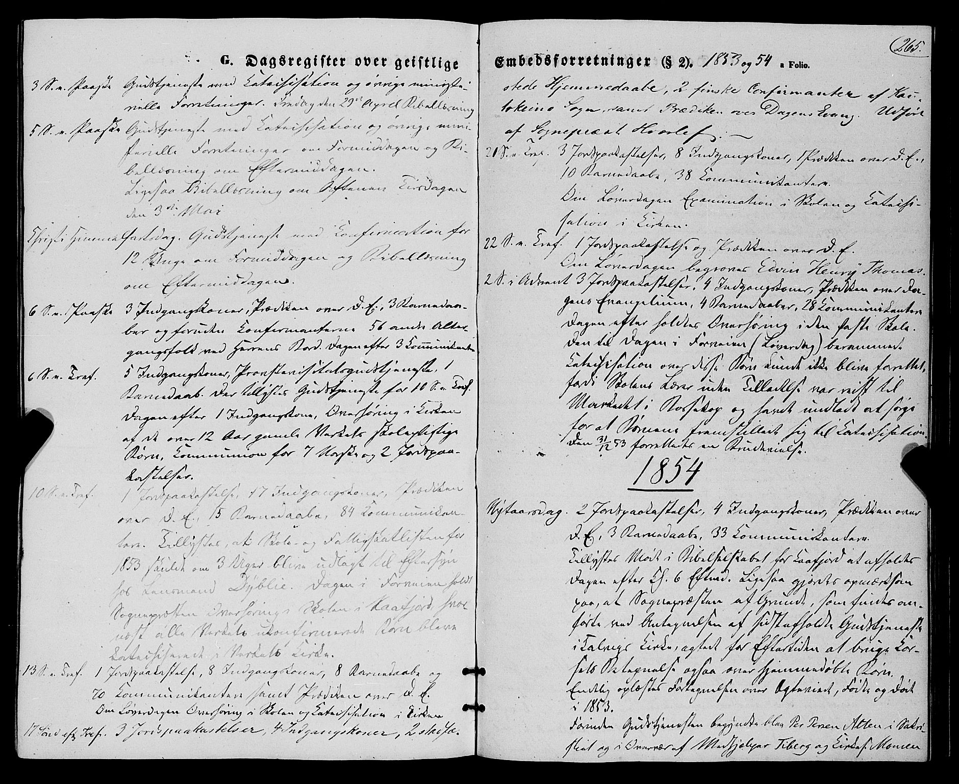 Talvik sokneprestkontor, SATØ/S-1337/H/Ha/L0016kirke: Parish register (official) no. 16, 1847-1857, p. 265
