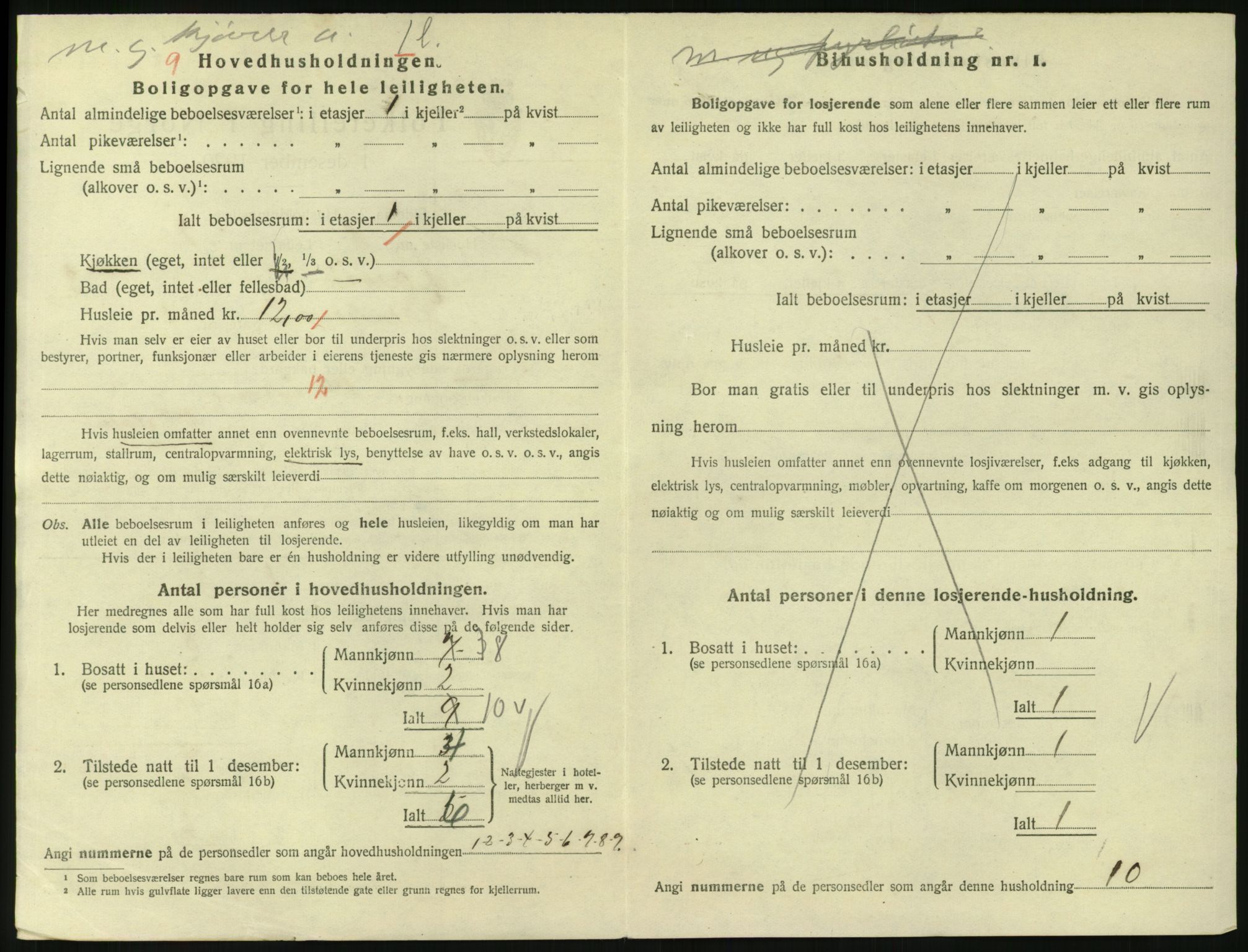 SAKO, 1920 census for Larvik, 1920, p. 3857