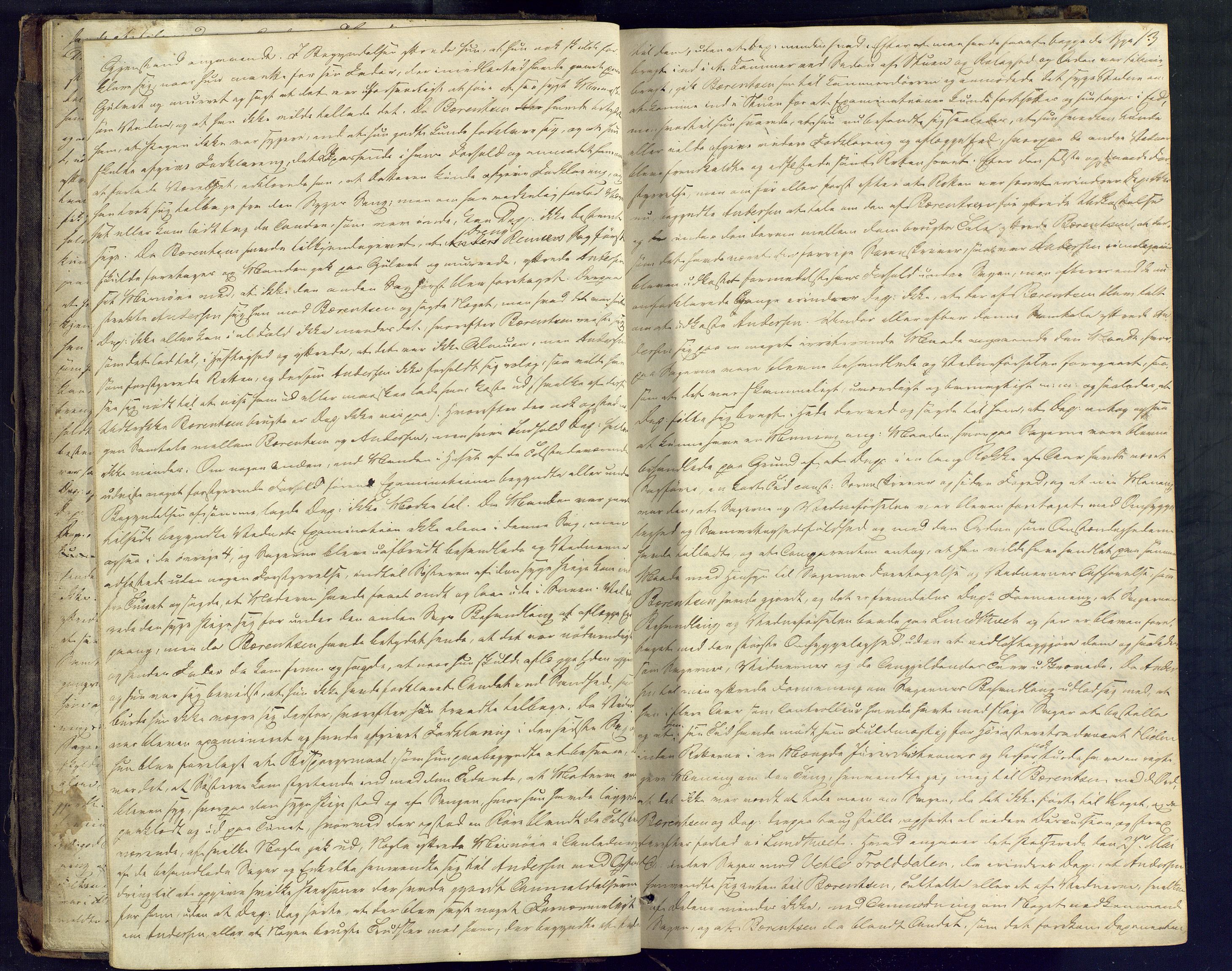 Vest-Telemark sorenskriveri, AV/SAKO-A-134/F/Fd/Fdb/L0006: Ekstrarettsprotokoll, 1853-1855, p. 13