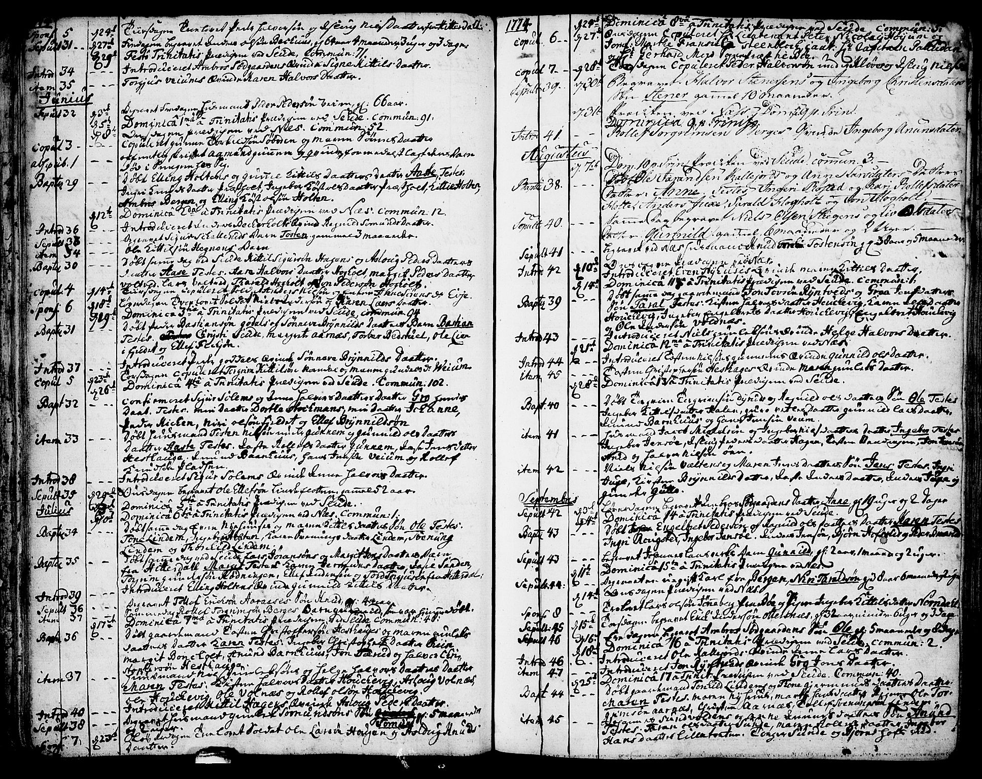 Sauherad kirkebøker, AV/SAKO-A-298/F/Fa/L0004: Parish register (official) no. I 4, 1767-1814