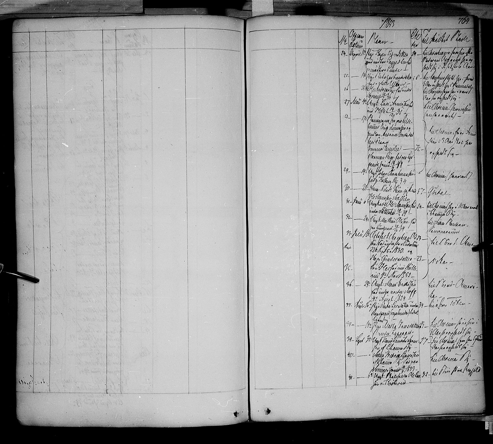 Fåberg prestekontor, AV/SAH-PREST-086/H/Ha/Haa/L0005: Parish register (official) no. 5, 1836-1854, p. 763-764