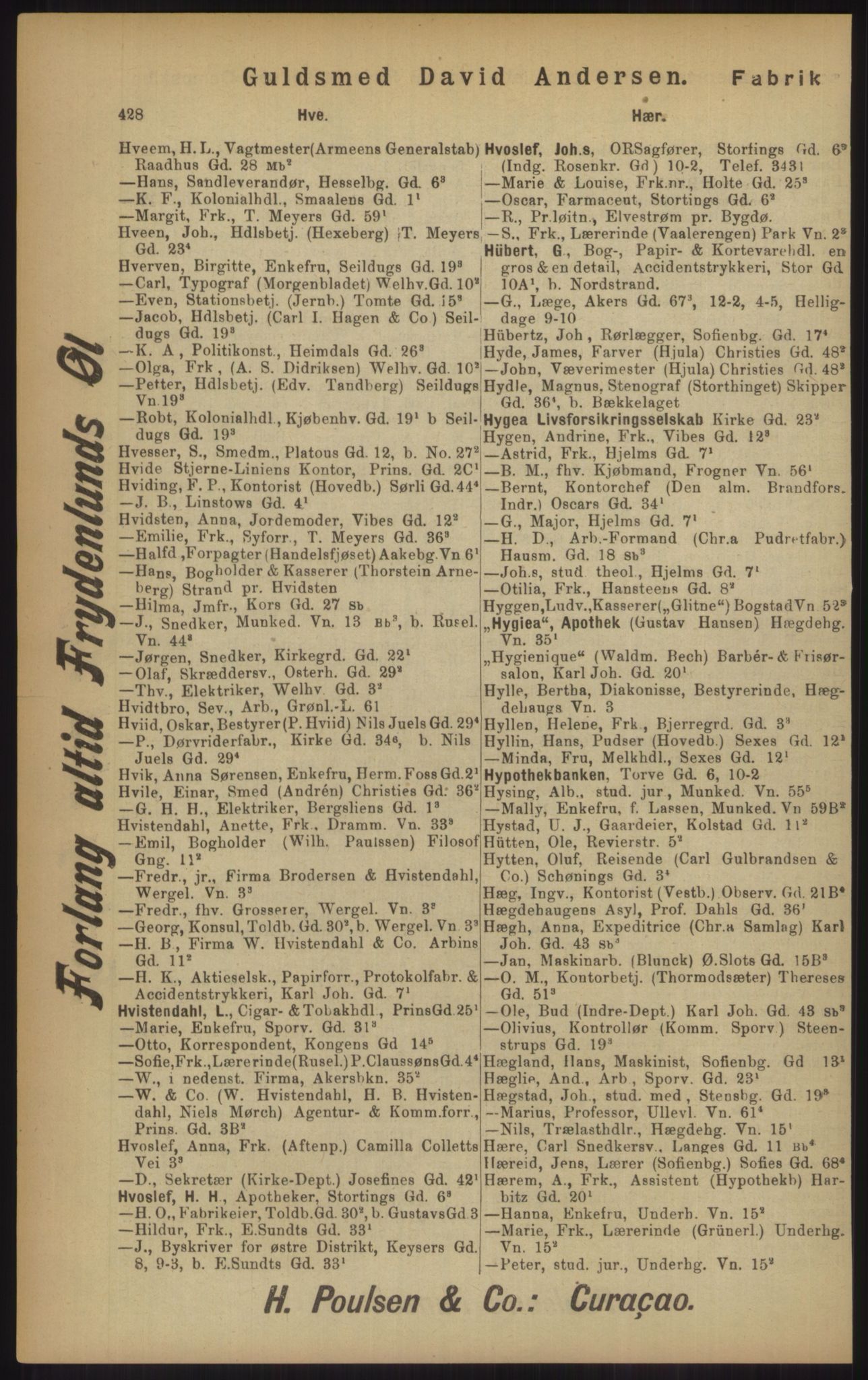 Kristiania/Oslo adressebok, PUBL/-, 1902, p. 428