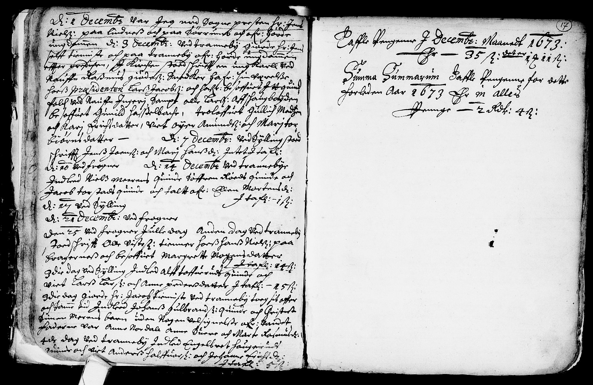Lier kirkebøker, SAKO/A-230/F/Fa/L0001: Parish register (official) no. I 1, 1672-1701, p. 17