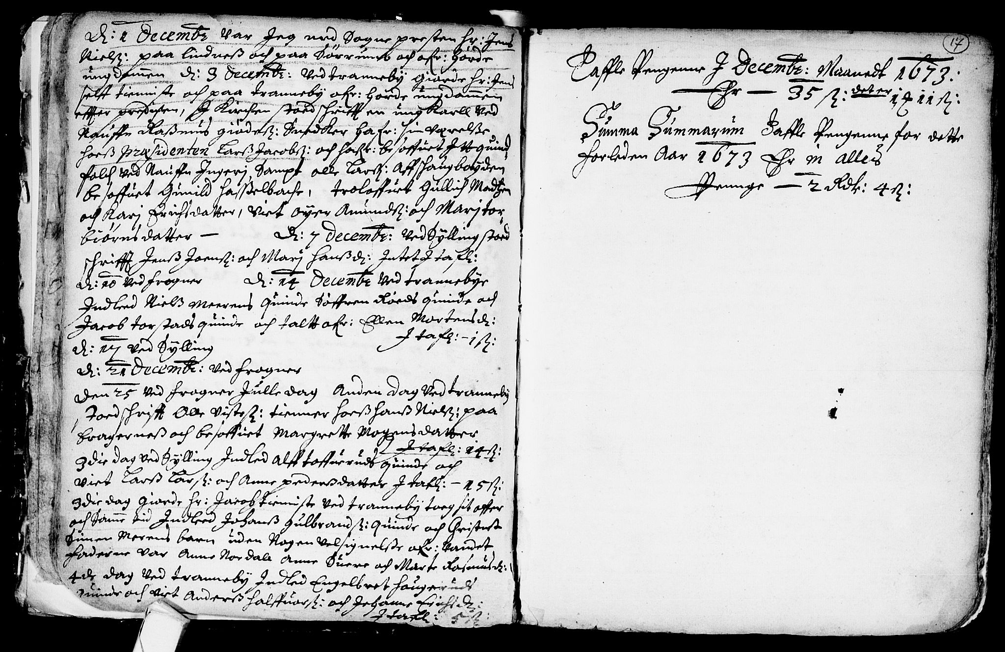 Lier kirkebøker, AV/SAKO-A-230/F/Fa/L0001: Parish register (official) no. I 1, 1672-1701, p. 17