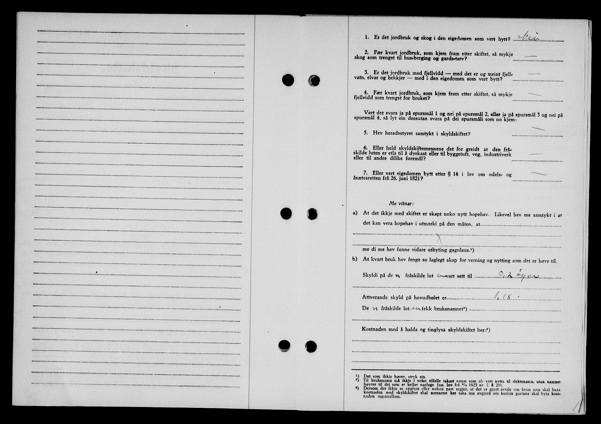 Karmsund sorenskriveri, SAST/A-100311/01/II/IIB/L0098: Mortgage book no. 78A, 1949-1950, Diary no: : 2953/1949