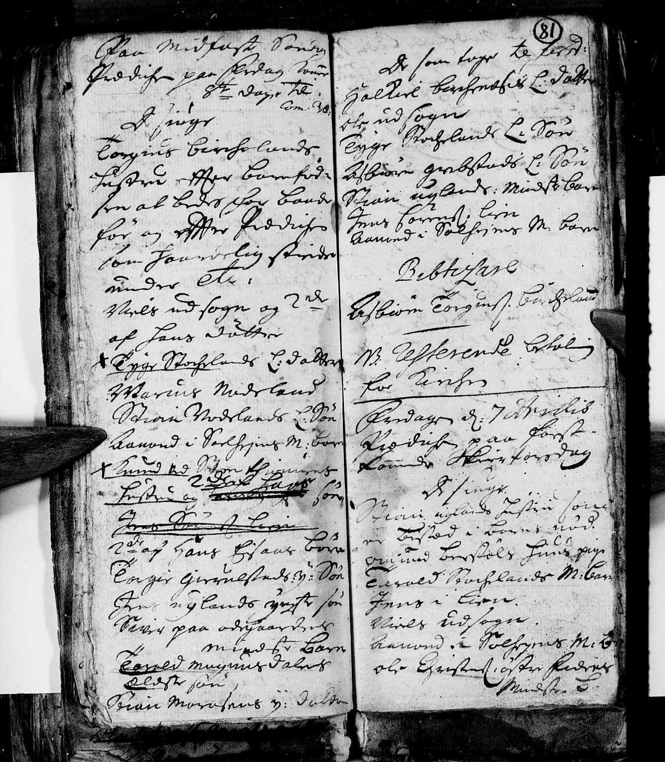 Søgne sokneprestkontor, AV/SAK-1111-0037/F/Fa/Faa/L0001: Parish register (official) no. A 1, 1716-1740, p. 81