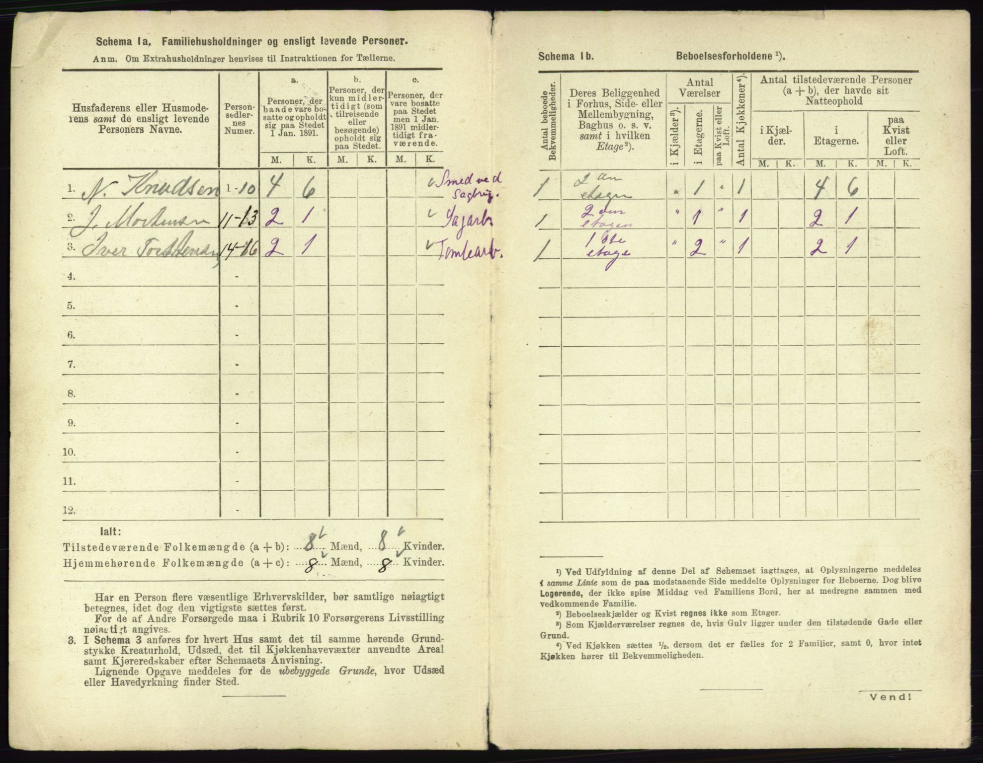 RA, 1891 census for 0602 Drammen, 1891, p. 2168