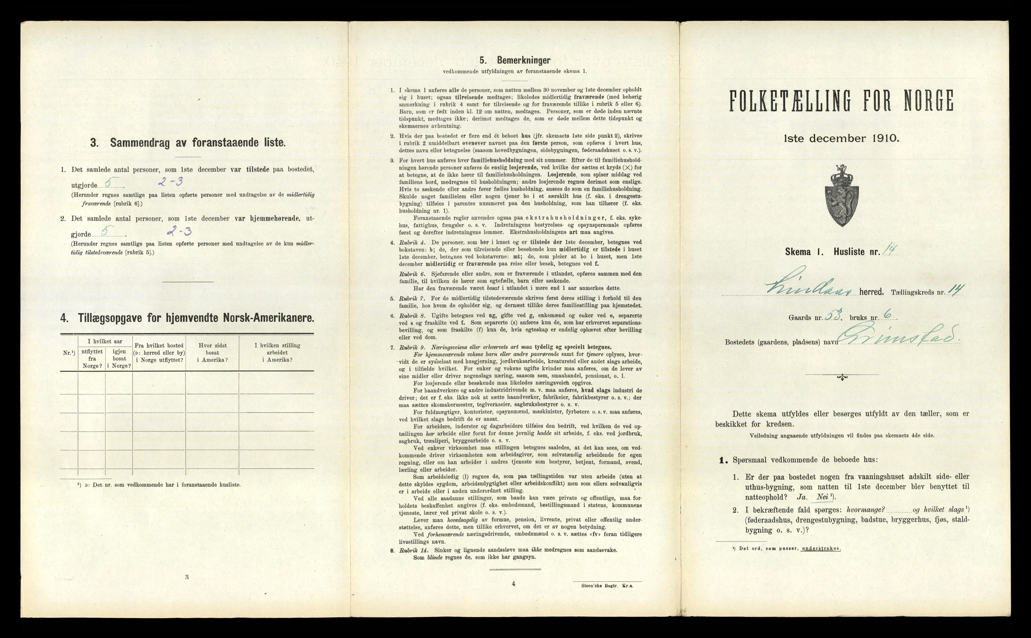 RA, 1910 census for Lindås, 1910, p. 930