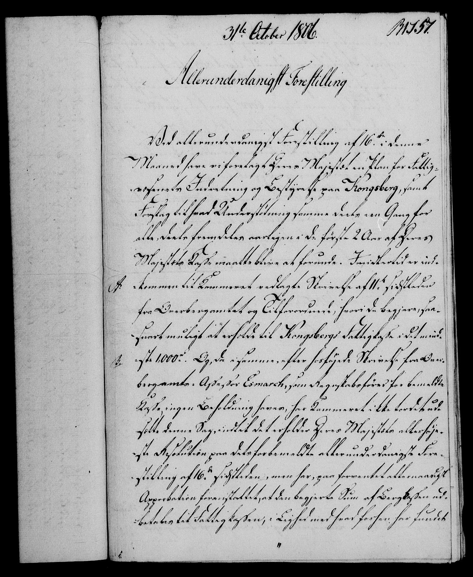 Rentekammeret, Renteskriverkontorene, AV/RA-EA-3115/M/Mf/Mfb/L0007: Relasjons- og resolusjonsprotokoll med register (merket RK 54.13), 1805-1806