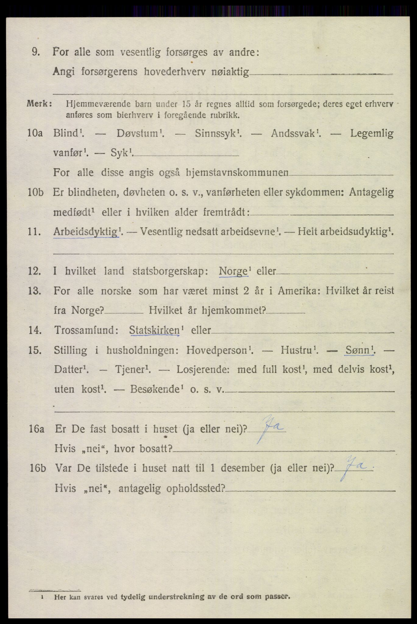 SAK, 1920 census for Landvik, 1920, p. 4027