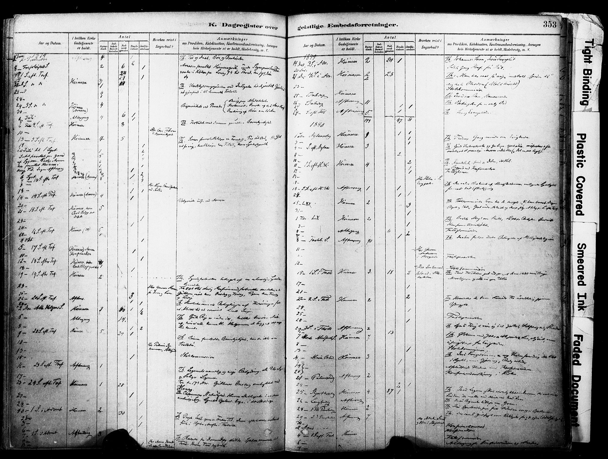 Horten kirkebøker, AV/SAKO-A-348/F/Fa/L0003: Parish register (official) no. 3, 1878-1887, p. 353