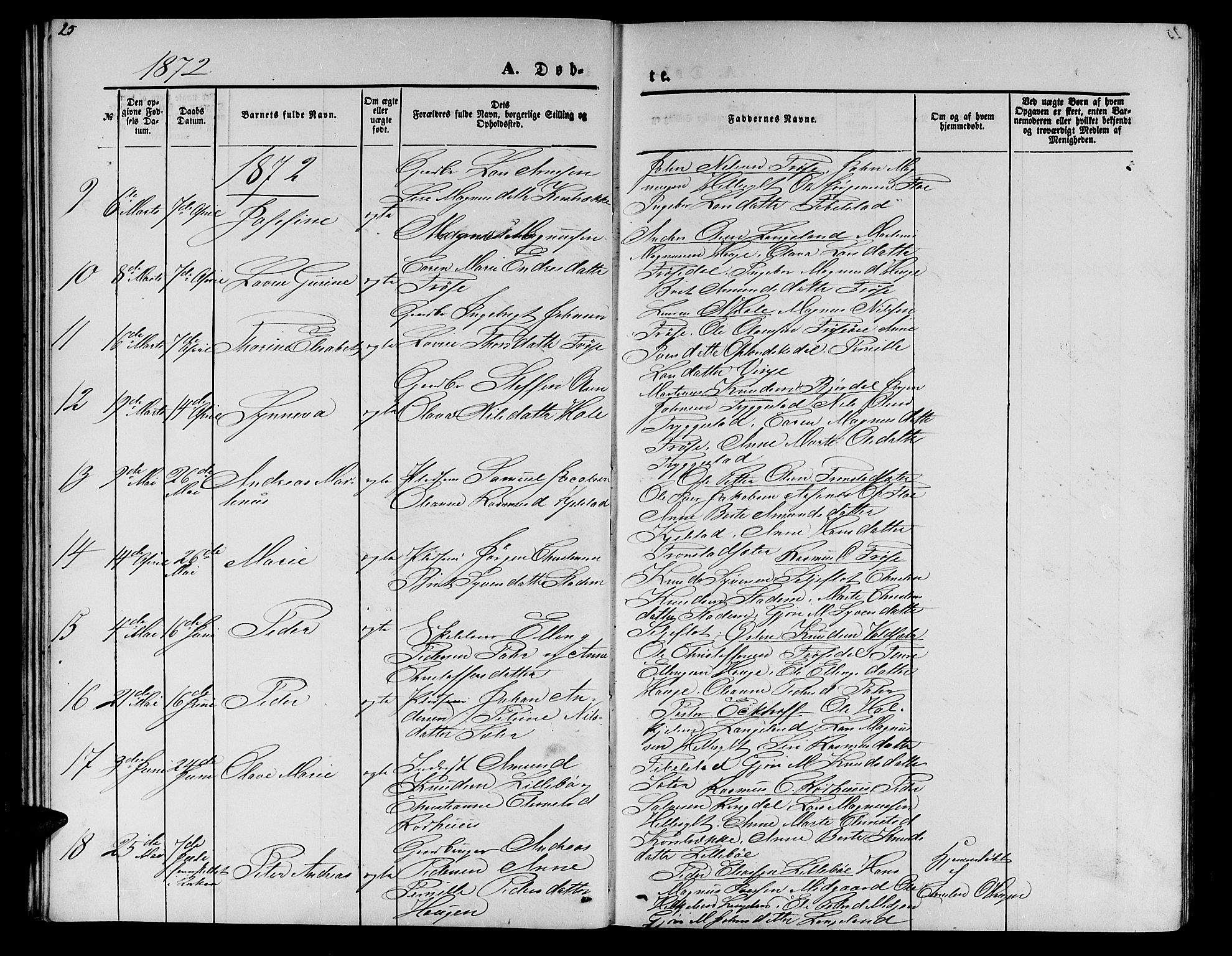 Ministerialprotokoller, klokkerbøker og fødselsregistre - Møre og Romsdal, AV/SAT-A-1454/517/L0229: Parish register (copy) no. 517C02, 1864-1879, p. 25