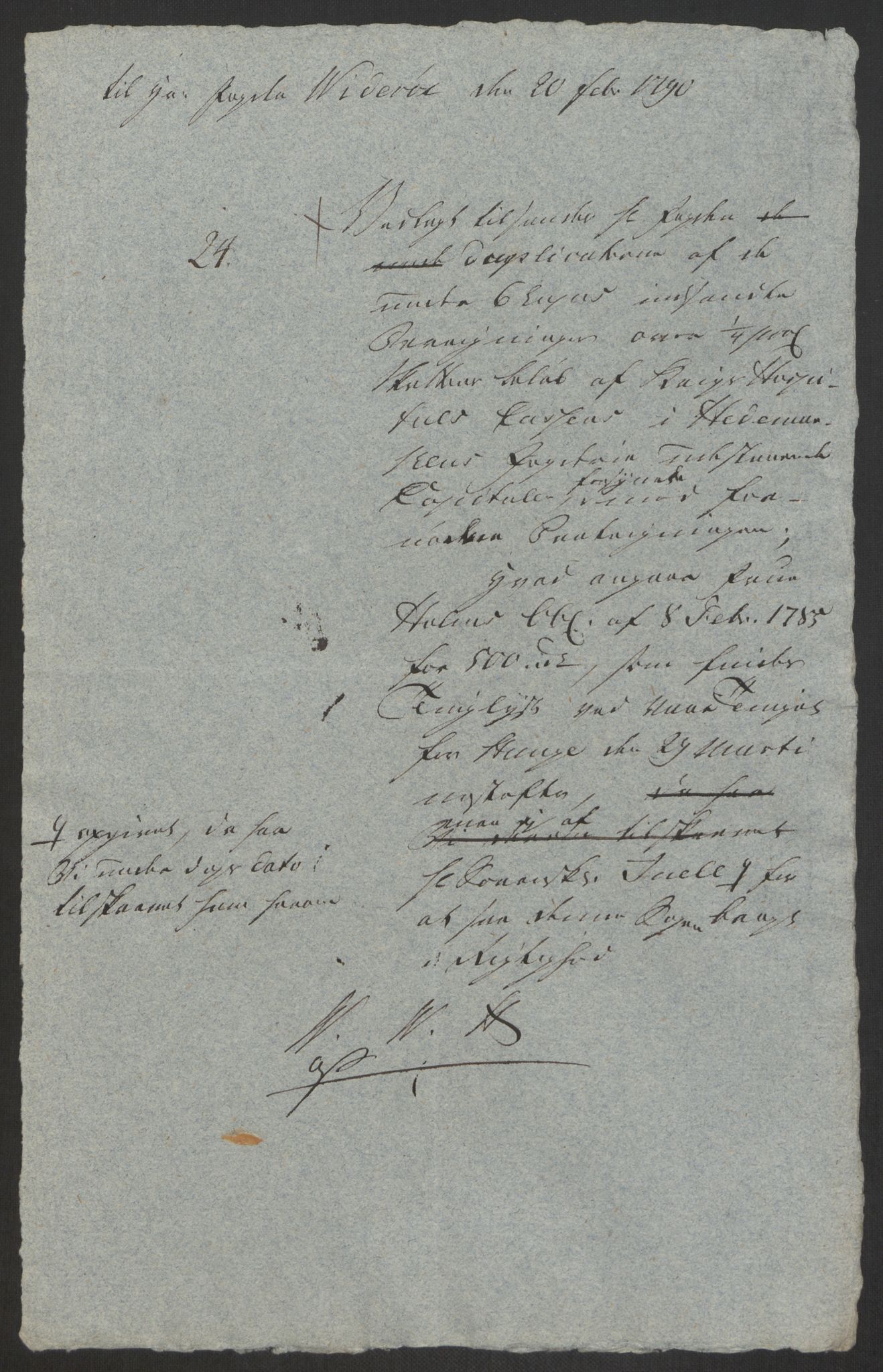 Forsvaret, Den norske kvesthuskasse/krigshospitalkasse, AV/RA-RAFA-1887/F/Fa/L0008: Konsepter, 1790-1793, p. 47