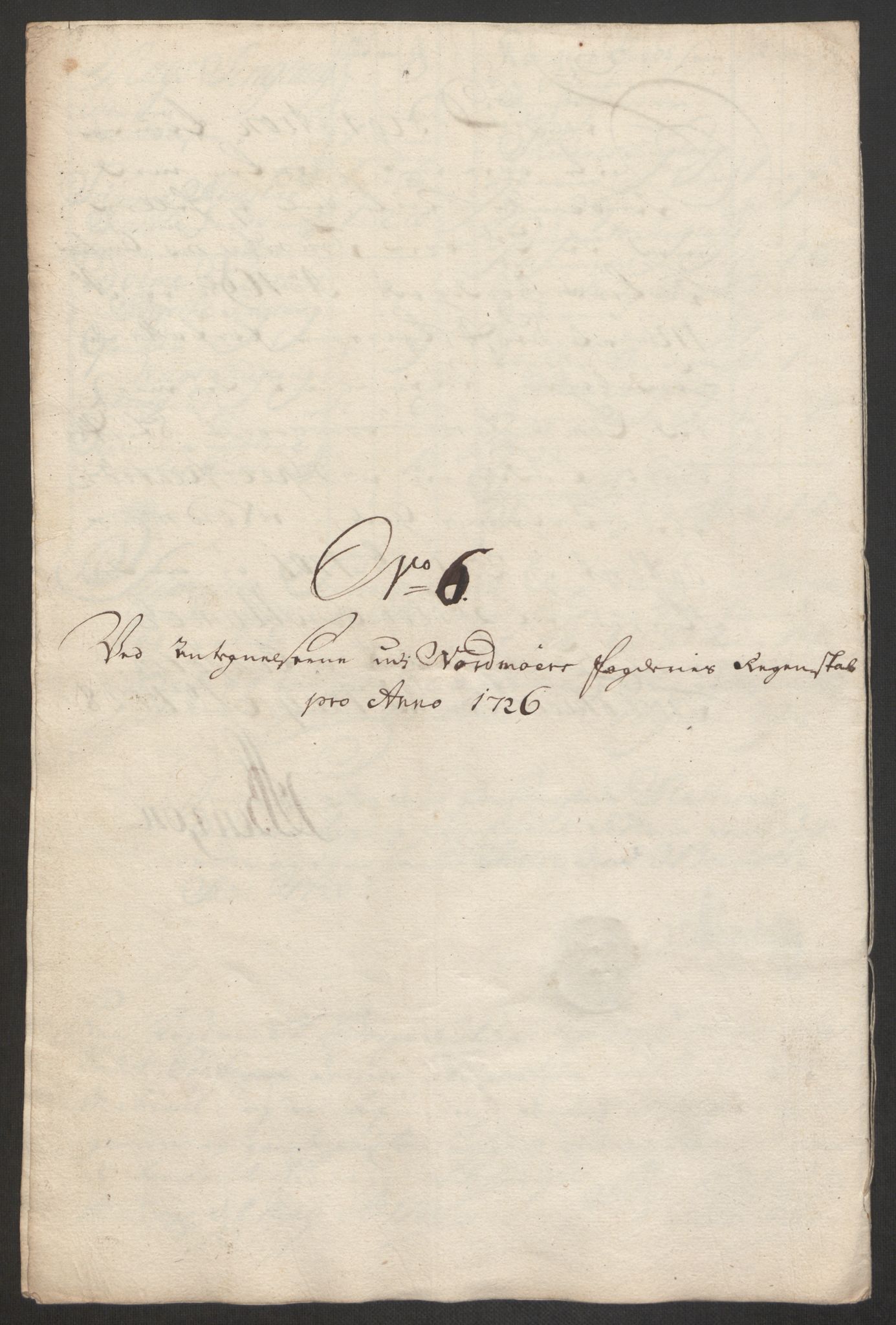 Rentekammeret inntil 1814, Reviderte regnskaper, Fogderegnskap, RA/EA-4092/R56/L3759: Fogderegnskap Nordmøre, 1726, p. 355