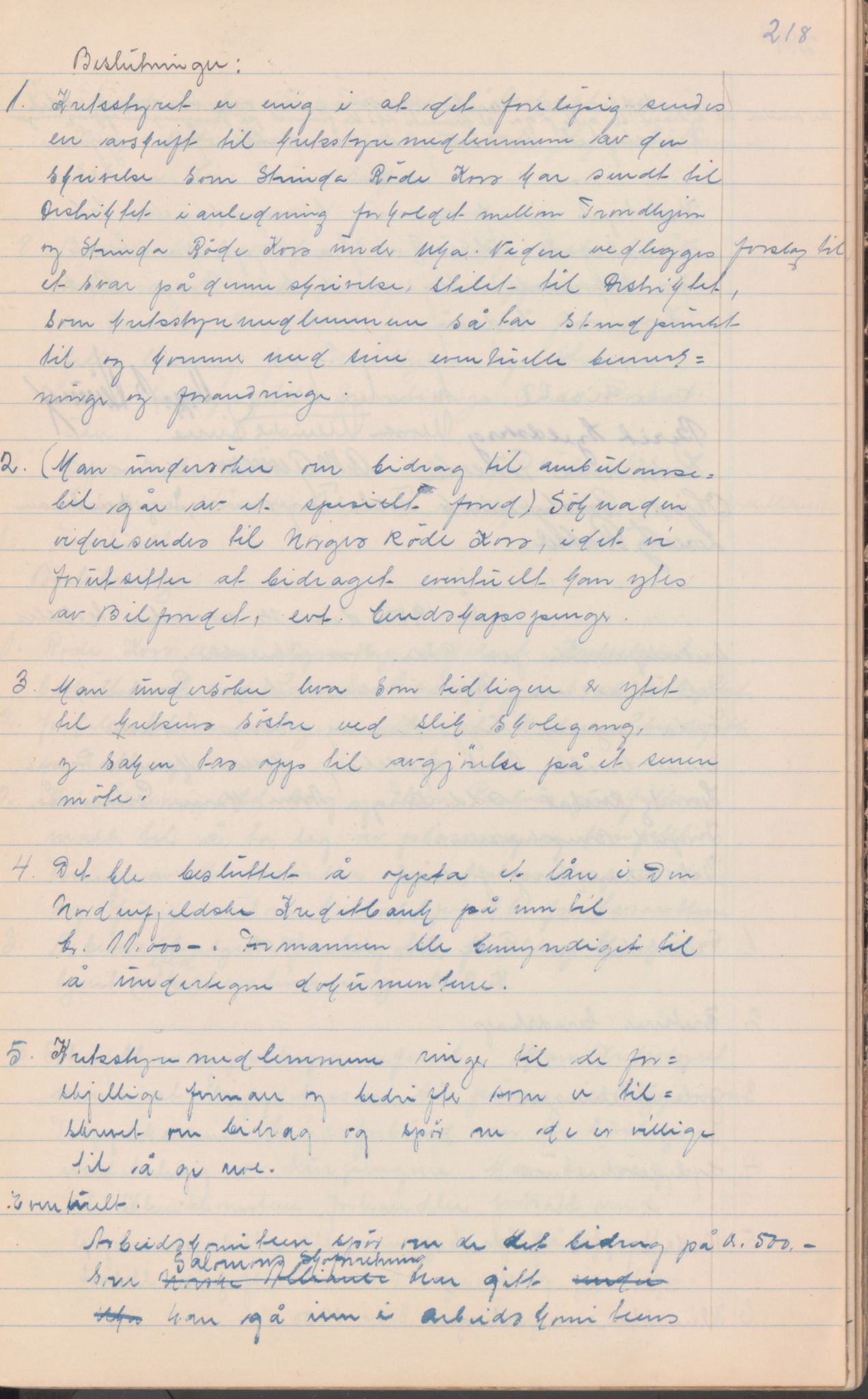 Trondheim Røde Kors, TRKO/PA-1204/A/Aa/L0003: Møtebok, 1942-1952, p. 221