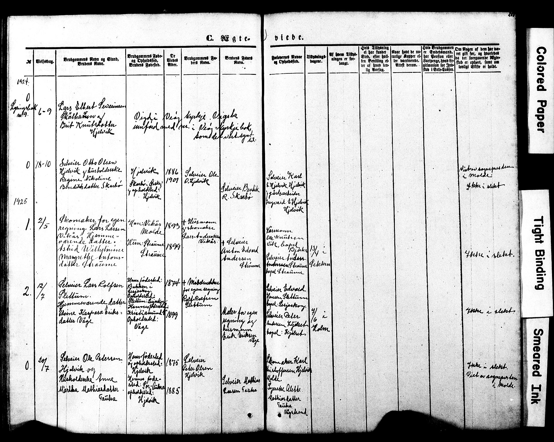 Ministerialprotokoller, klokkerbøker og fødselsregistre - Møre og Romsdal, AV/SAT-A-1454/550/L0618: Parish register (copy) no. 550C01, 1870-1927, p. 208