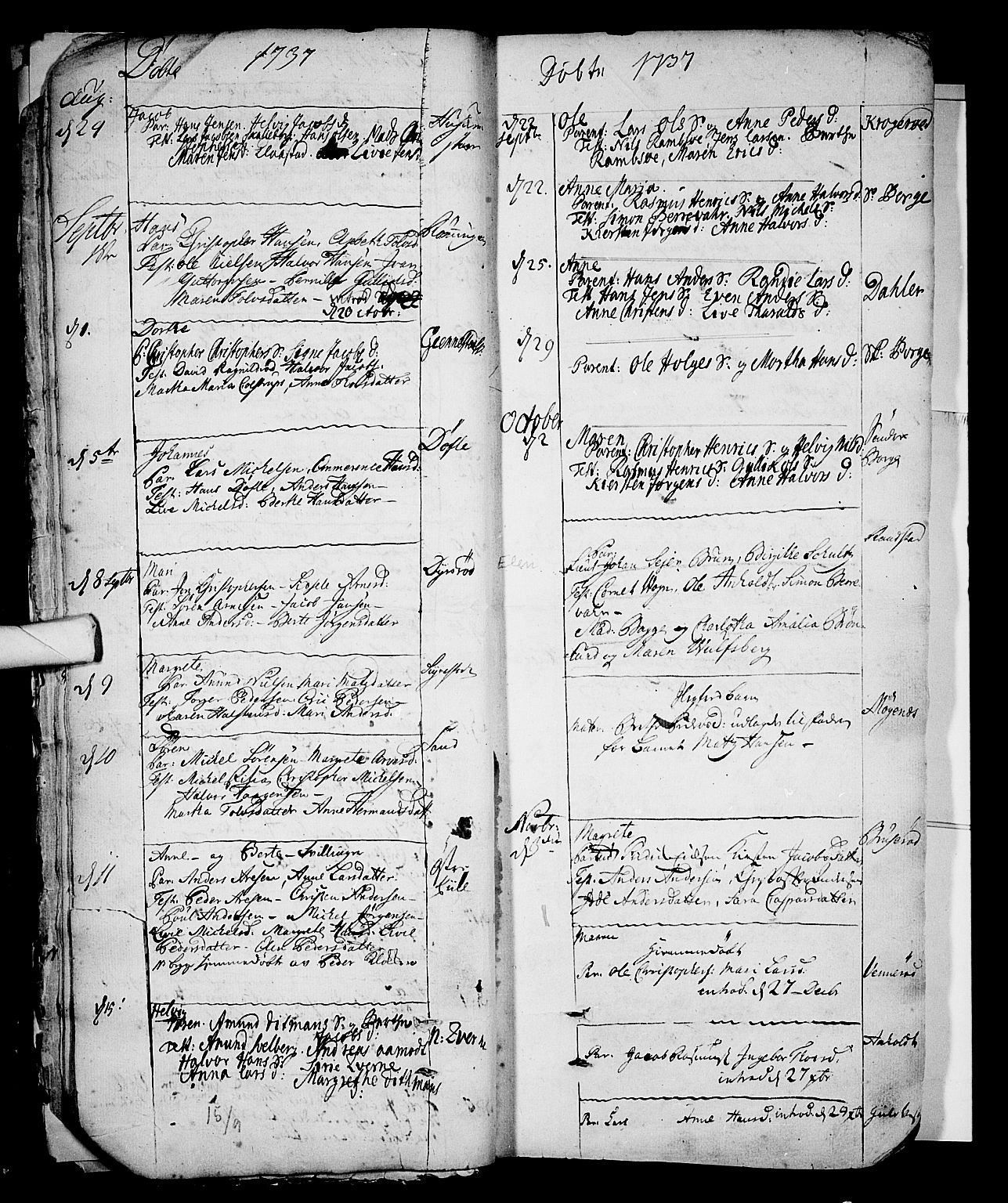 Stokke kirkebøker, AV/SAKO-A-320/F/Fa/L0002: Parish register (official) no. I 2, 1732-1770, p. 15