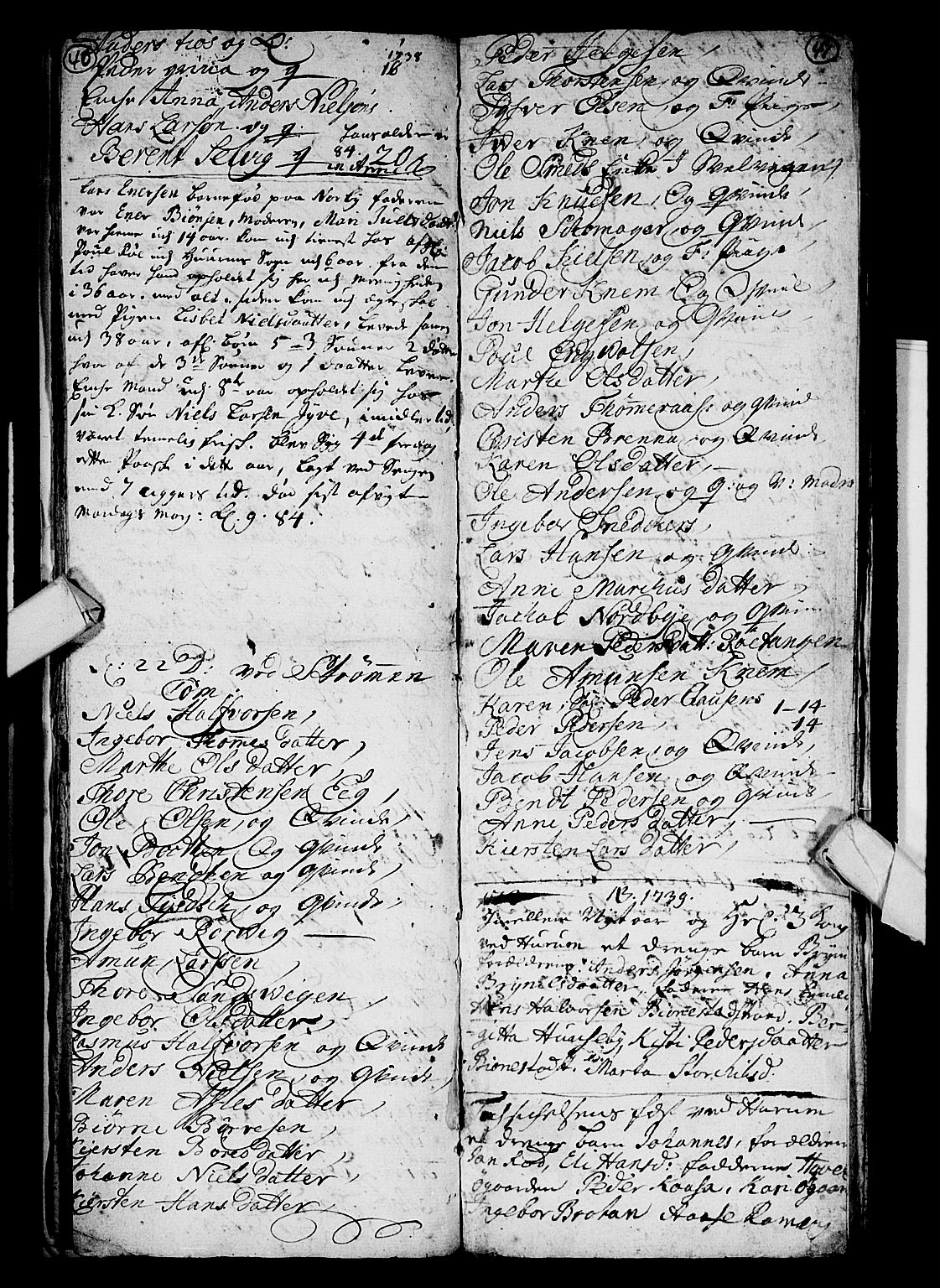 Hurum kirkebøker, SAKO/A-229/F/Fa/L0005: Parish register (official) no. 5, 1735-1739, p. 40-41