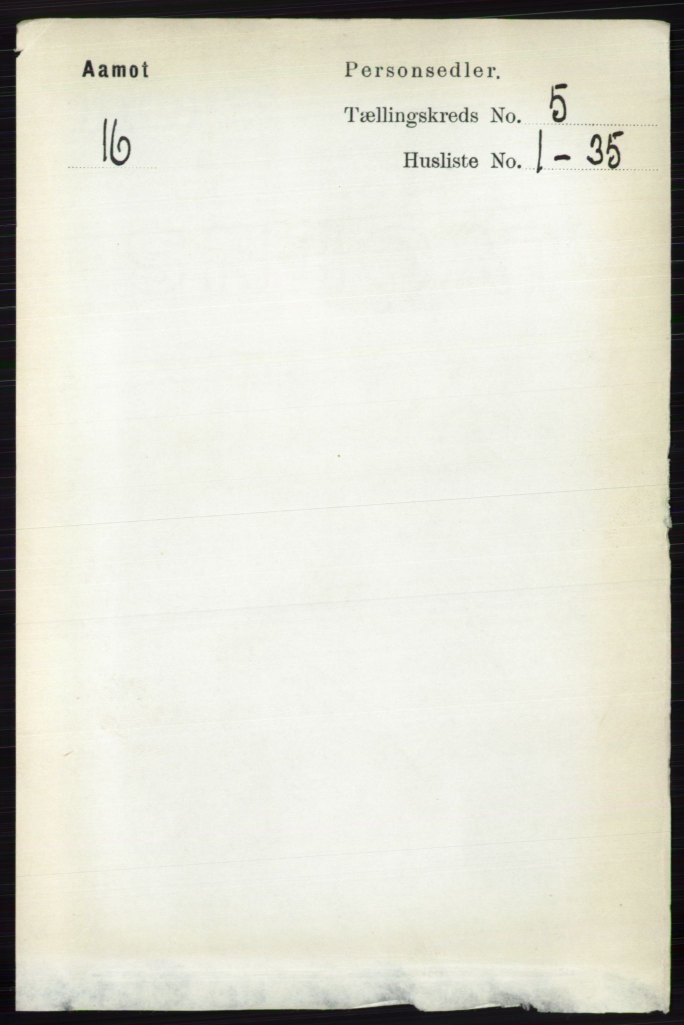 RA, 1891 census for 0429 Åmot, 1891, p. 2323