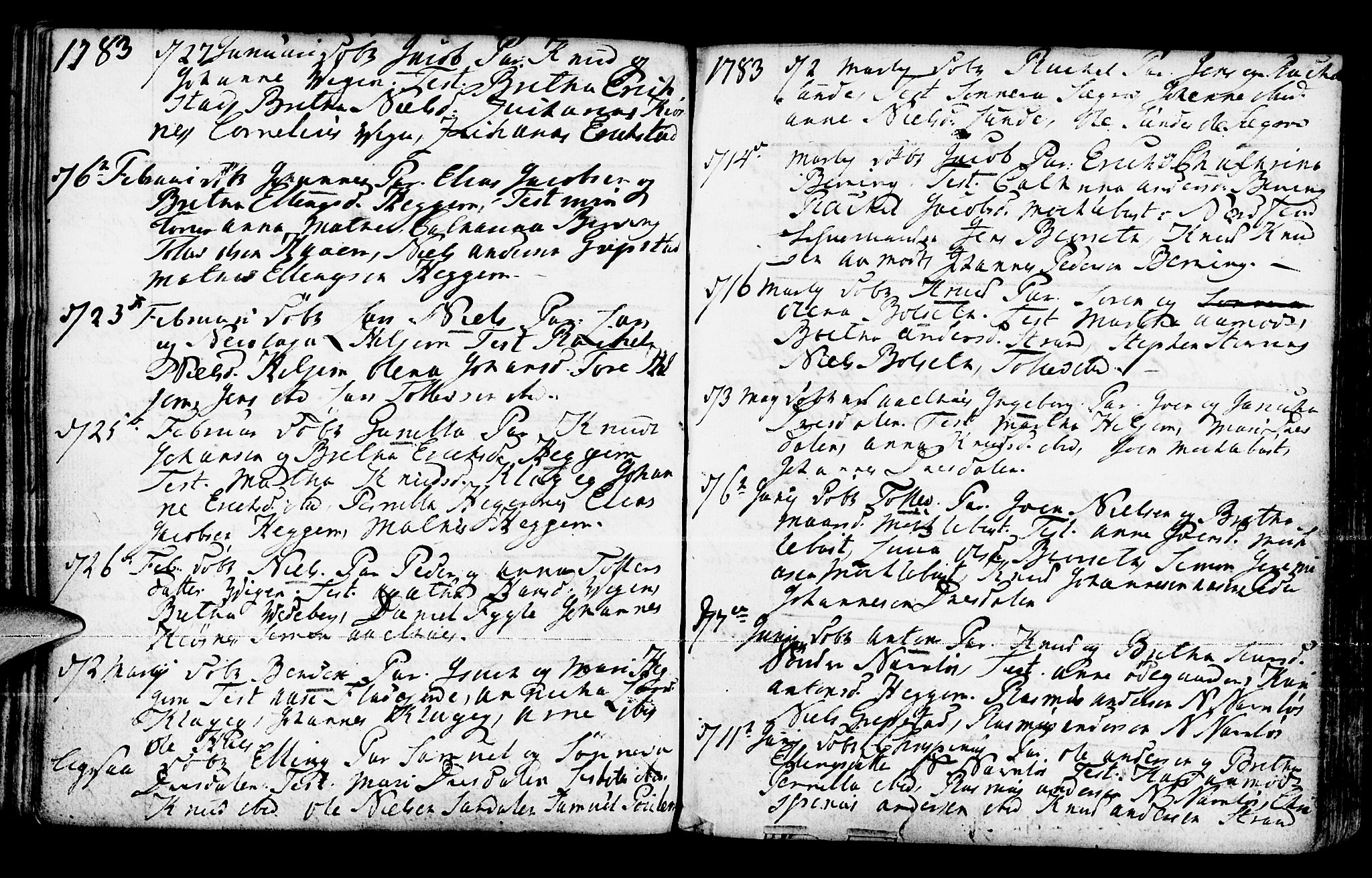 Jølster sokneprestembete, AV/SAB-A-80701/H/Haa/Haaa/L0004: Parish register (official) no. A 4, 1749-1789, p. 176