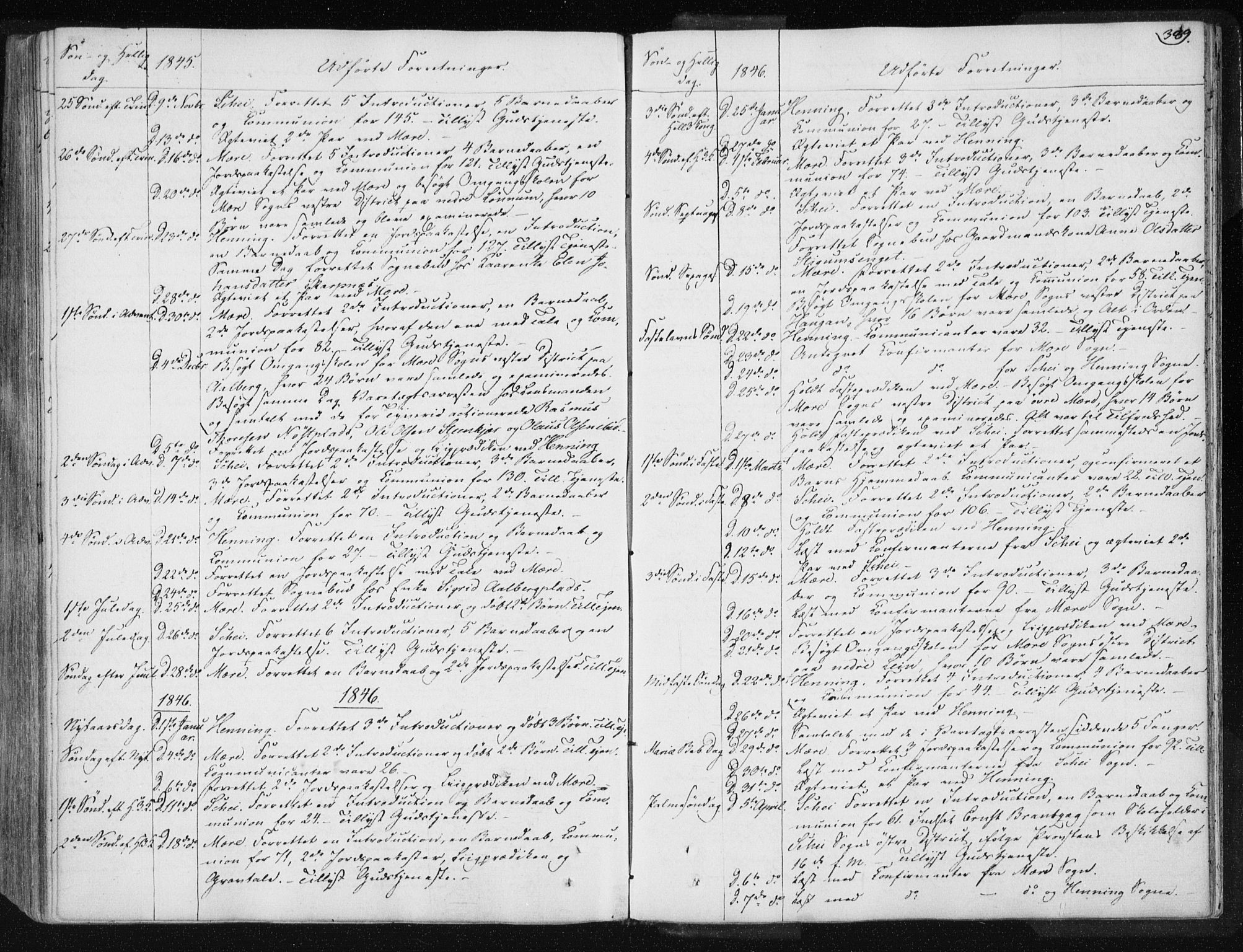 Ministerialprotokoller, klokkerbøker og fødselsregistre - Nord-Trøndelag, SAT/A-1458/735/L0339: Parish register (official) no. 735A06 /1, 1836-1848, p. 389