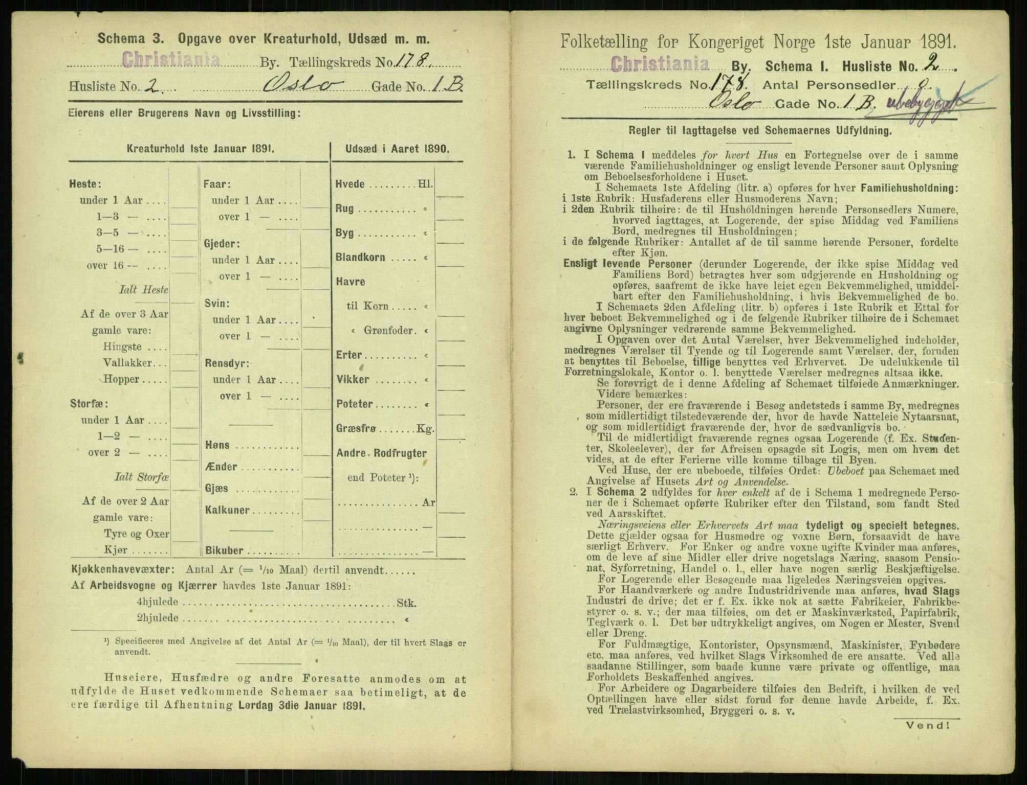 RA, 1891 census for 0301 Kristiania, 1891, p. 107604