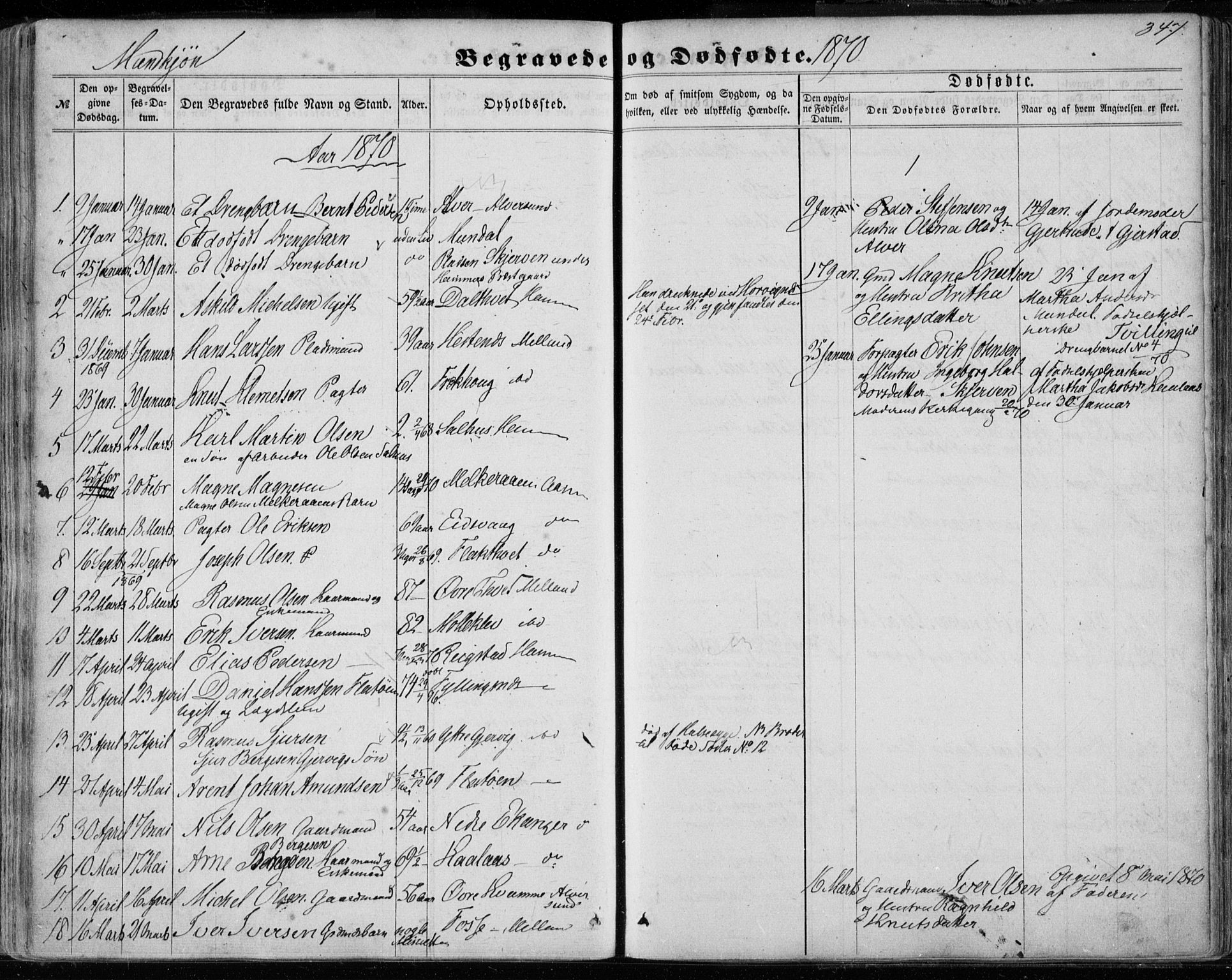 Hamre sokneprestembete, SAB/A-75501/H/Ha/Haa/Haaa/L0014: Parish register (official) no. A 14, 1858-1872, p. 347