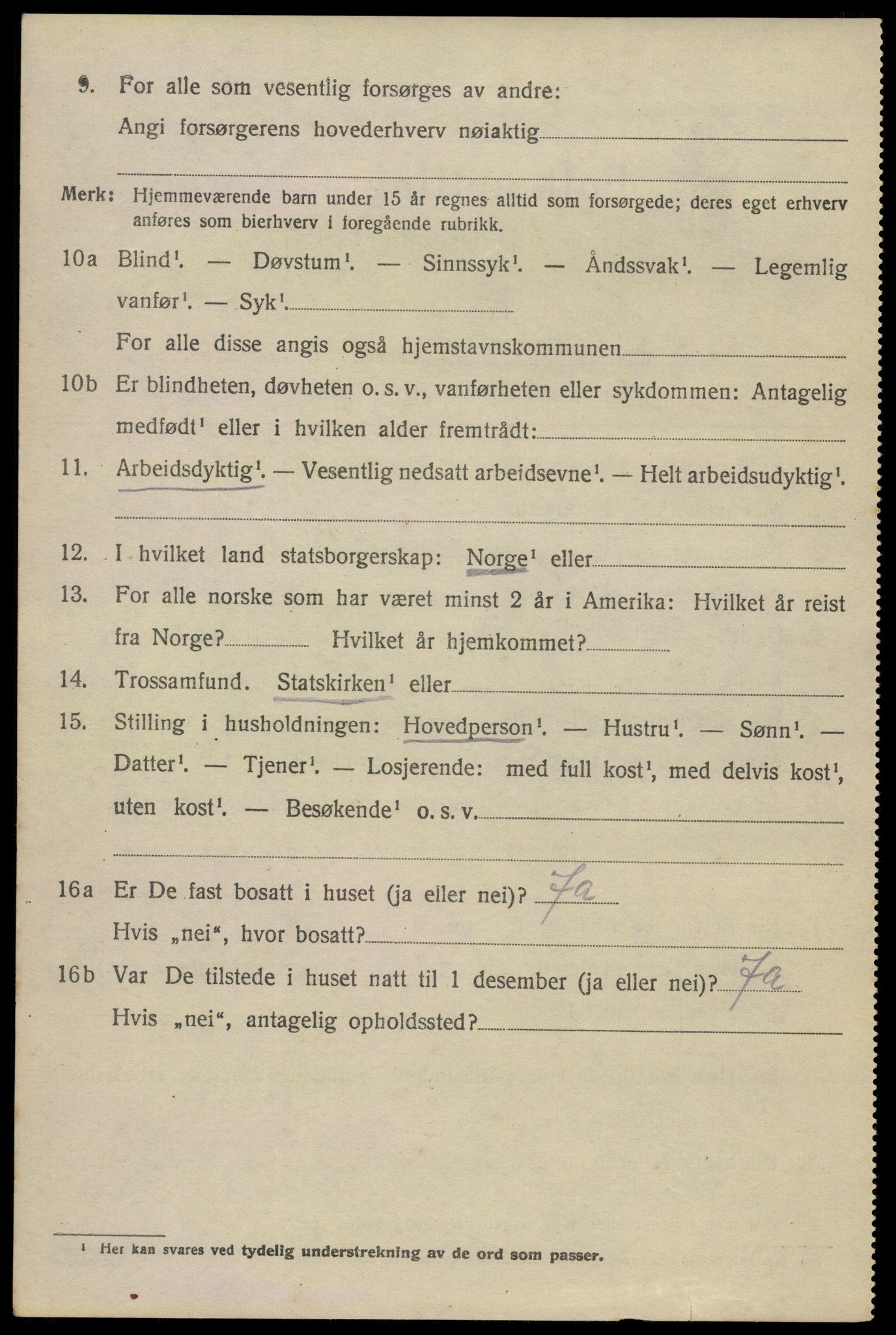 SAKO, 1920 census for Krødsherad, 1920, p. 4958