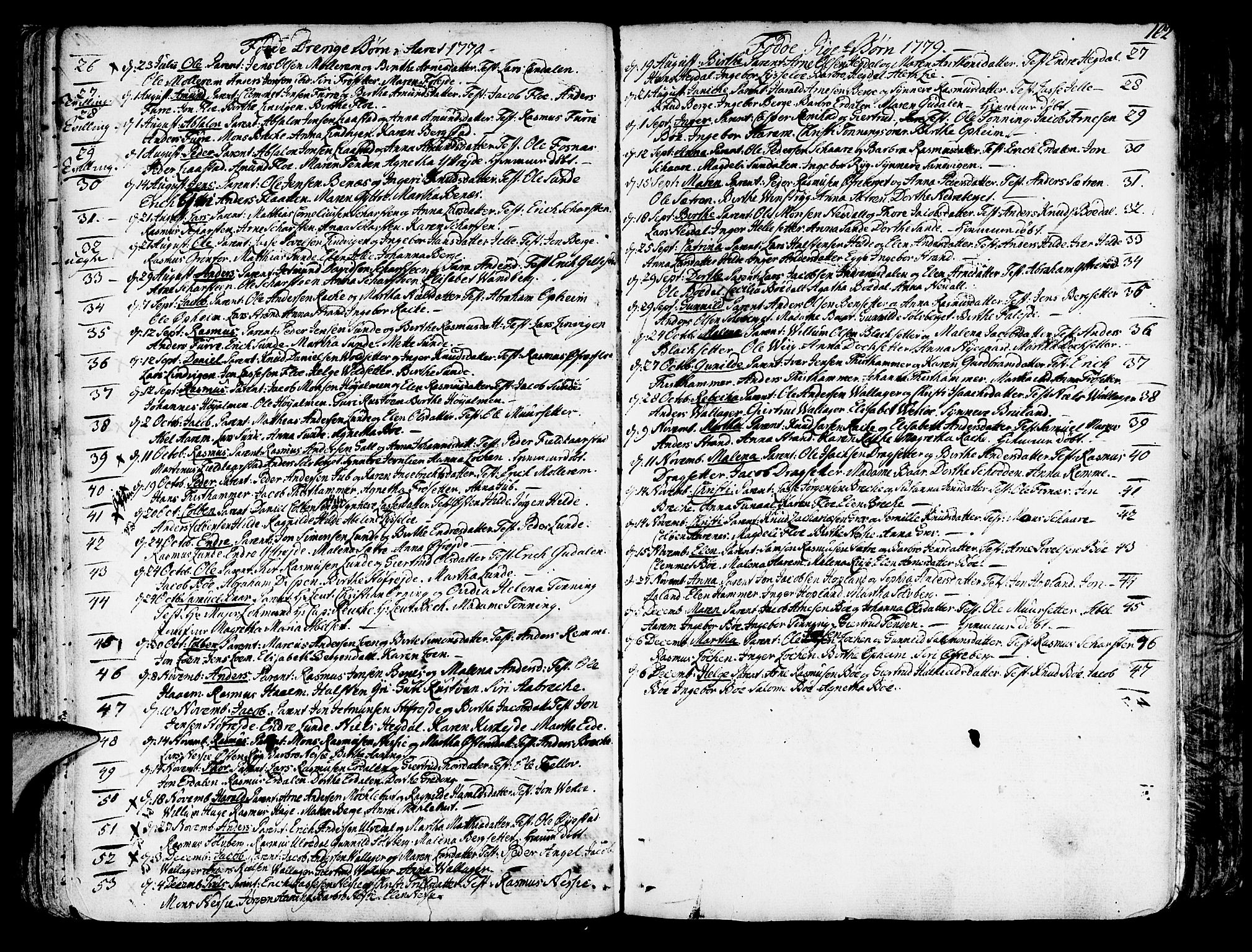 Innvik sokneprestembete, SAB/A-80501: Parish register (official) no. A 1, 1750-1816, p. 102