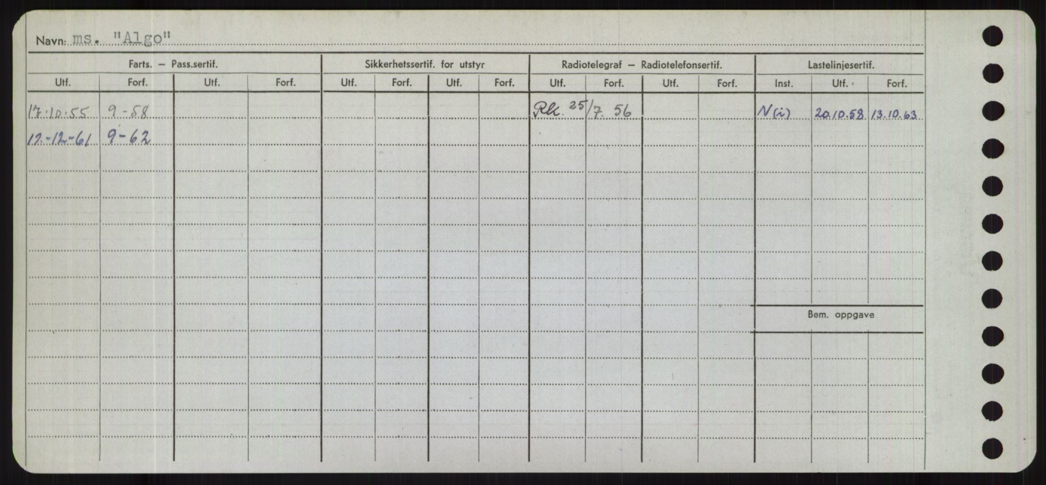 Sjøfartsdirektoratet med forløpere, Skipsmålingen, AV/RA-S-1627/H/Hd/L0001: Fartøy, A-Anv, p. 336