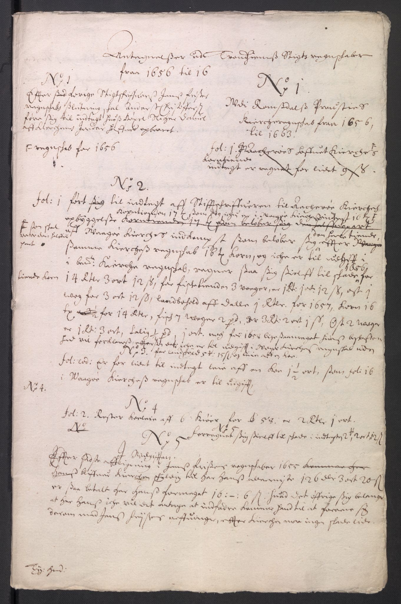 Rentekammeret inntil 1814, Reviderte regnskaper, Kirkeregnskap, AV/RA-EA-4067/Rf/L0121: Kirkeregnskap, 1656-1679, p. 344