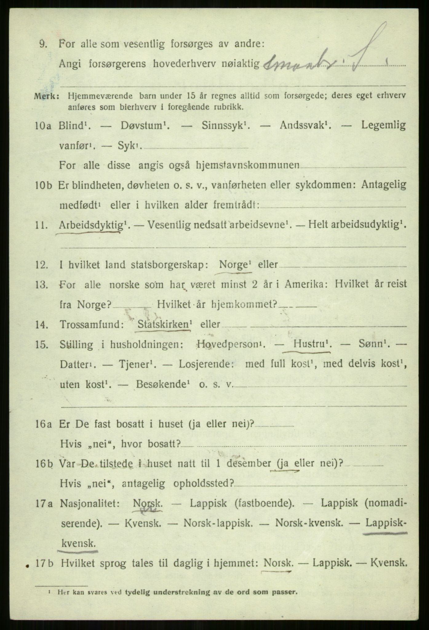 SATØ, 1920 census for Tromsøysund, 1920, p. 10753