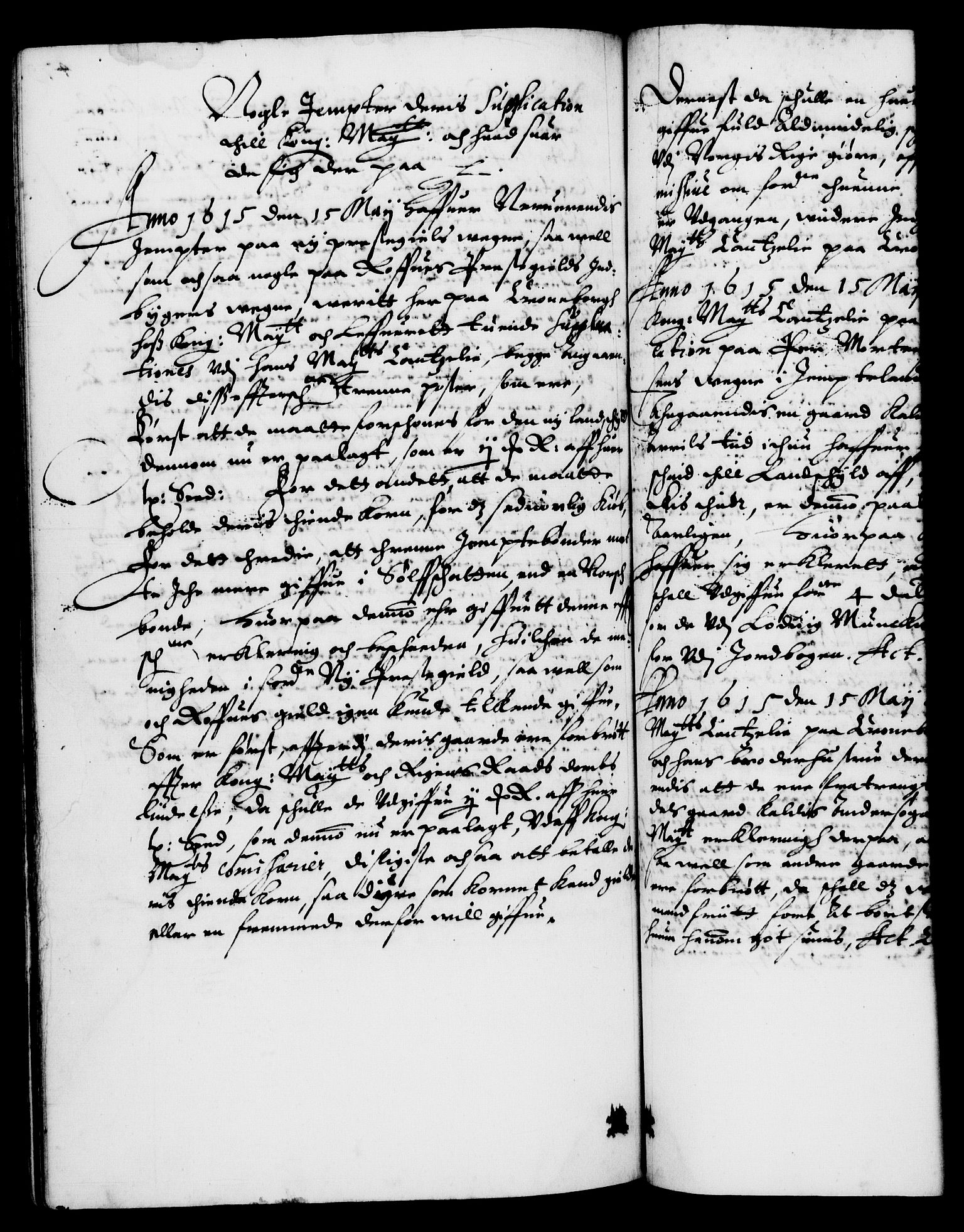 Danske Kanselli 1572-1799, AV/RA-EA-3023/F/Fc/Fca/Fcaa/L0003: Norske registre (mikrofilm), 1596-1616, p. 479b