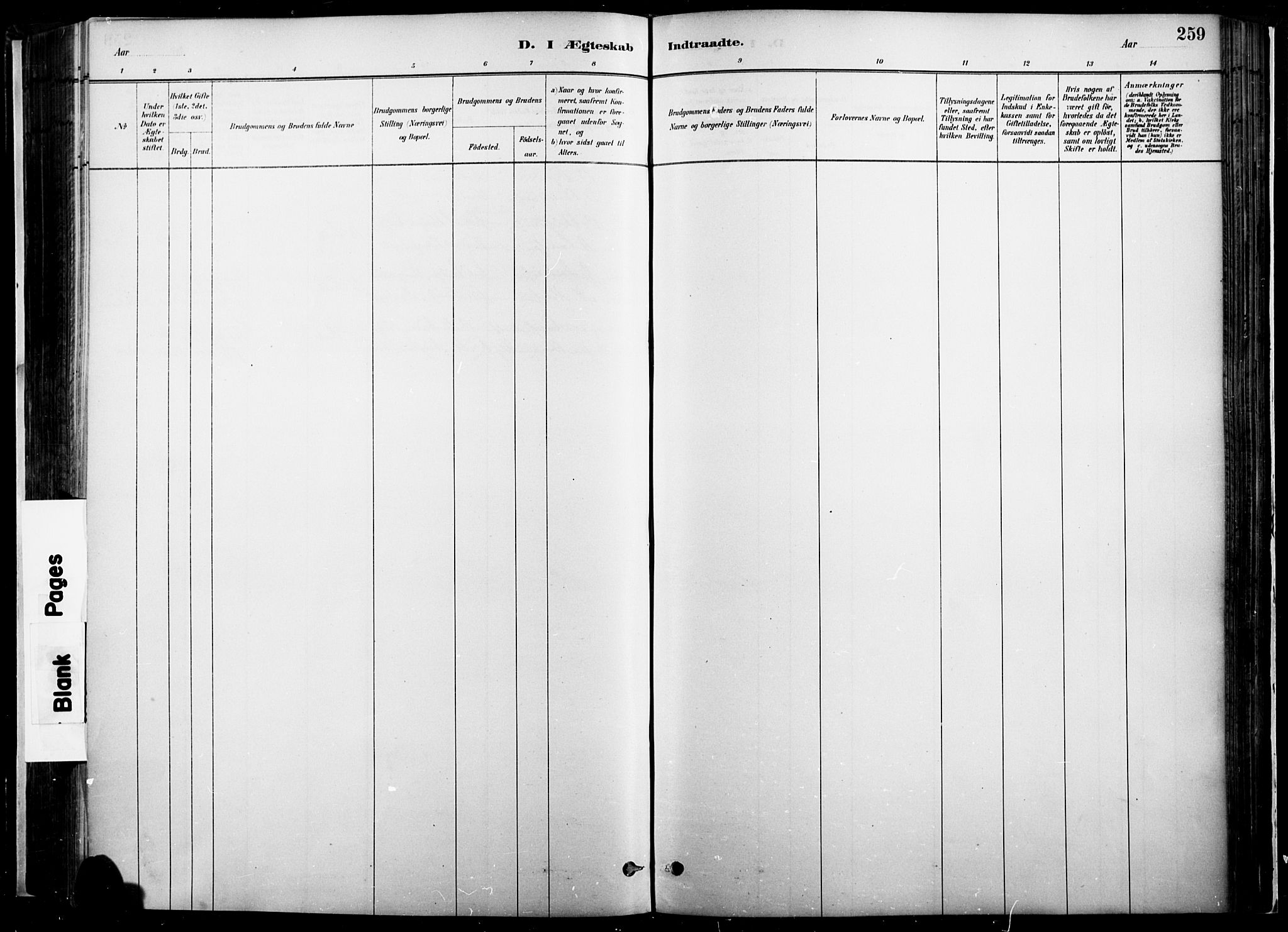 Vinger prestekontor, AV/SAH-PREST-024/H/Ha/Haa/L0014: Parish register (official) no. 14, 1881-1900, p. 259