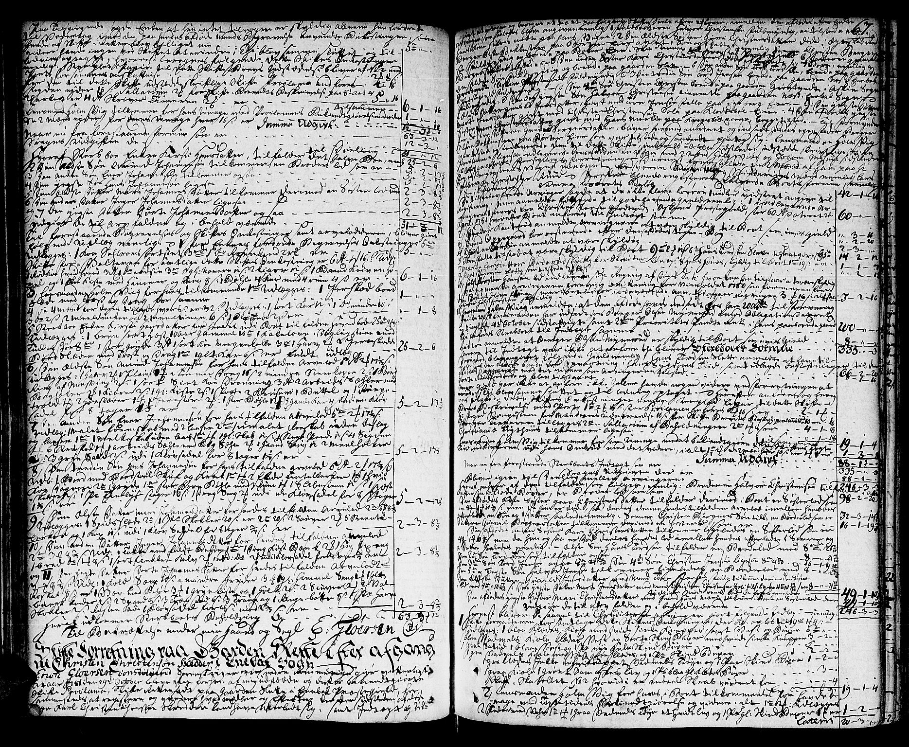 Nedre Romerike sorenskriveri, SAO/A-10469/H/Hd/Hda/L0012: Skifteprotokoll, 1781-1784, p. 66b-67a