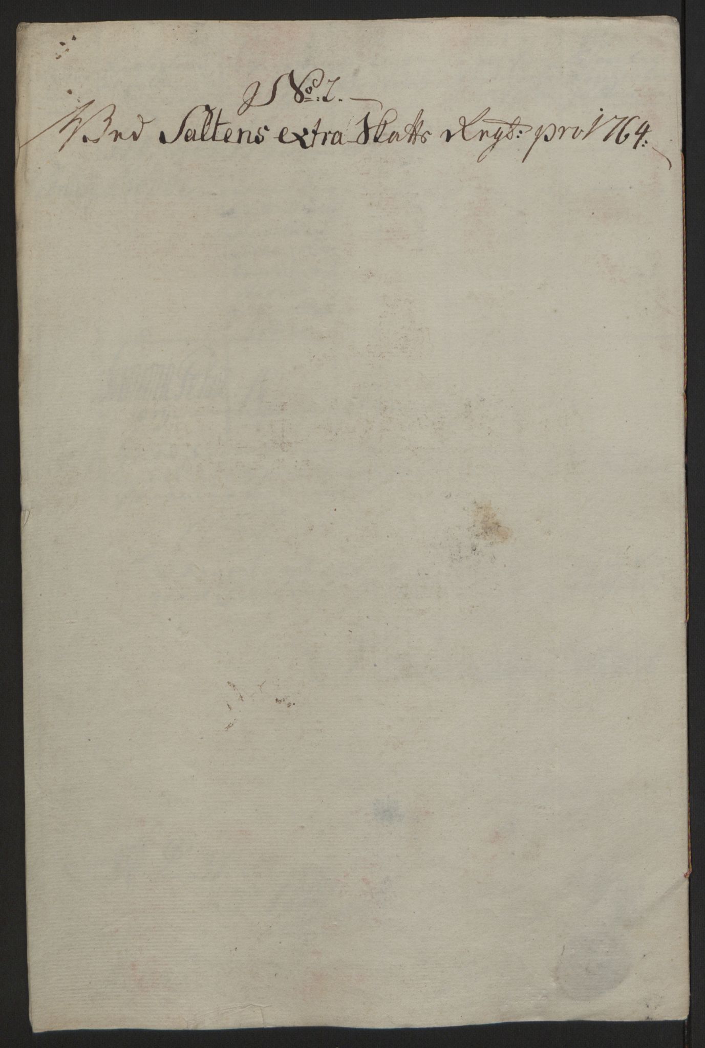 Rentekammeret inntil 1814, Reviderte regnskaper, Fogderegnskap, RA/EA-4092/R66/L4670: Ekstraskatten Salten, 1762-1764, p. 191