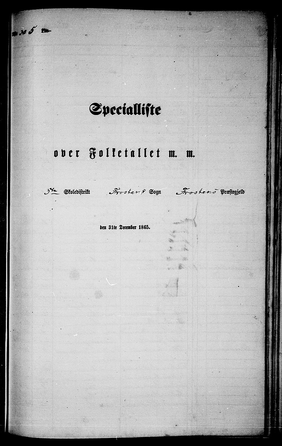 RA, 1865 census for Frosta, 1865, p. 105