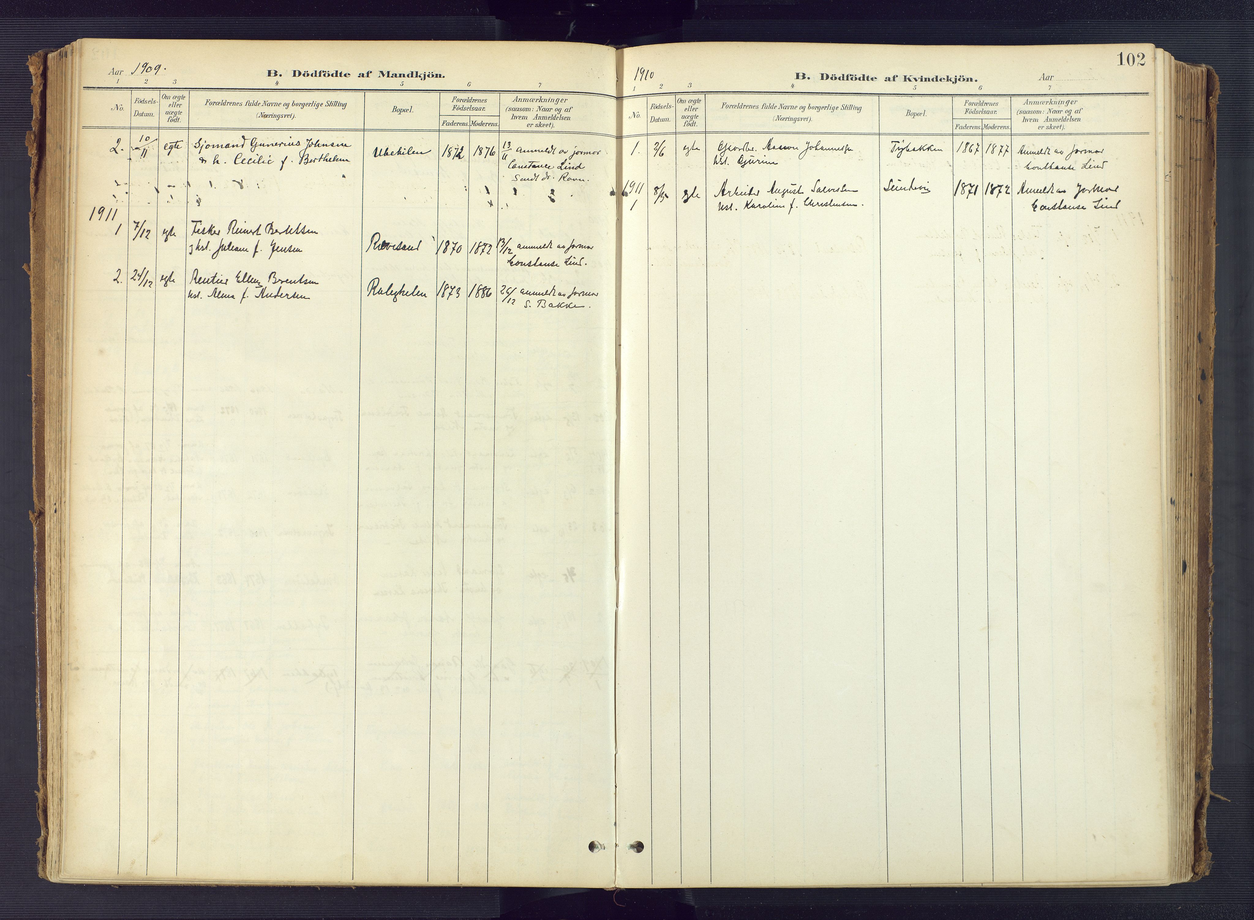 Tromøy sokneprestkontor, AV/SAK-1111-0041/F/Fa/L0010: Parish register (official) no. A 10, 1896-1912, p. 102