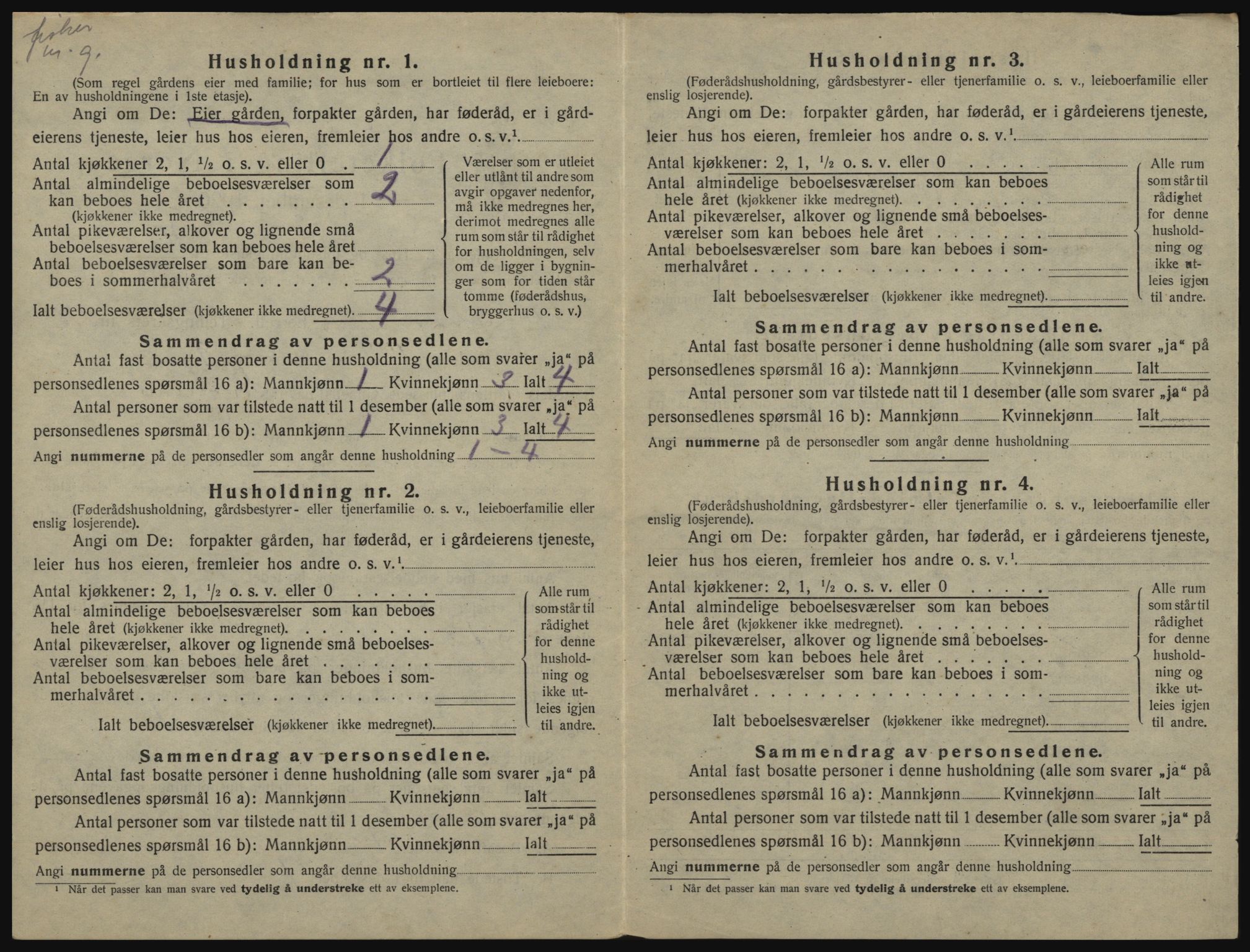 SATØ, 1920 census for Trondenes, 1920, p. 3161