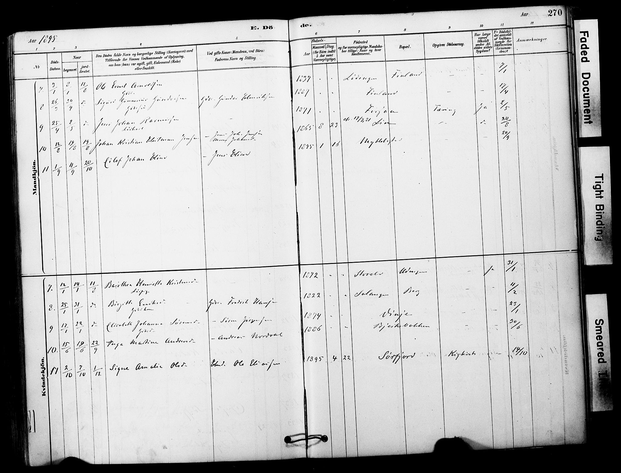 Tranøy sokneprestkontor, SATØ/S-1313/I/Ia/Iaa/L0011kirke: Parish register (official) no. 11, 1878-1904, p. 270
