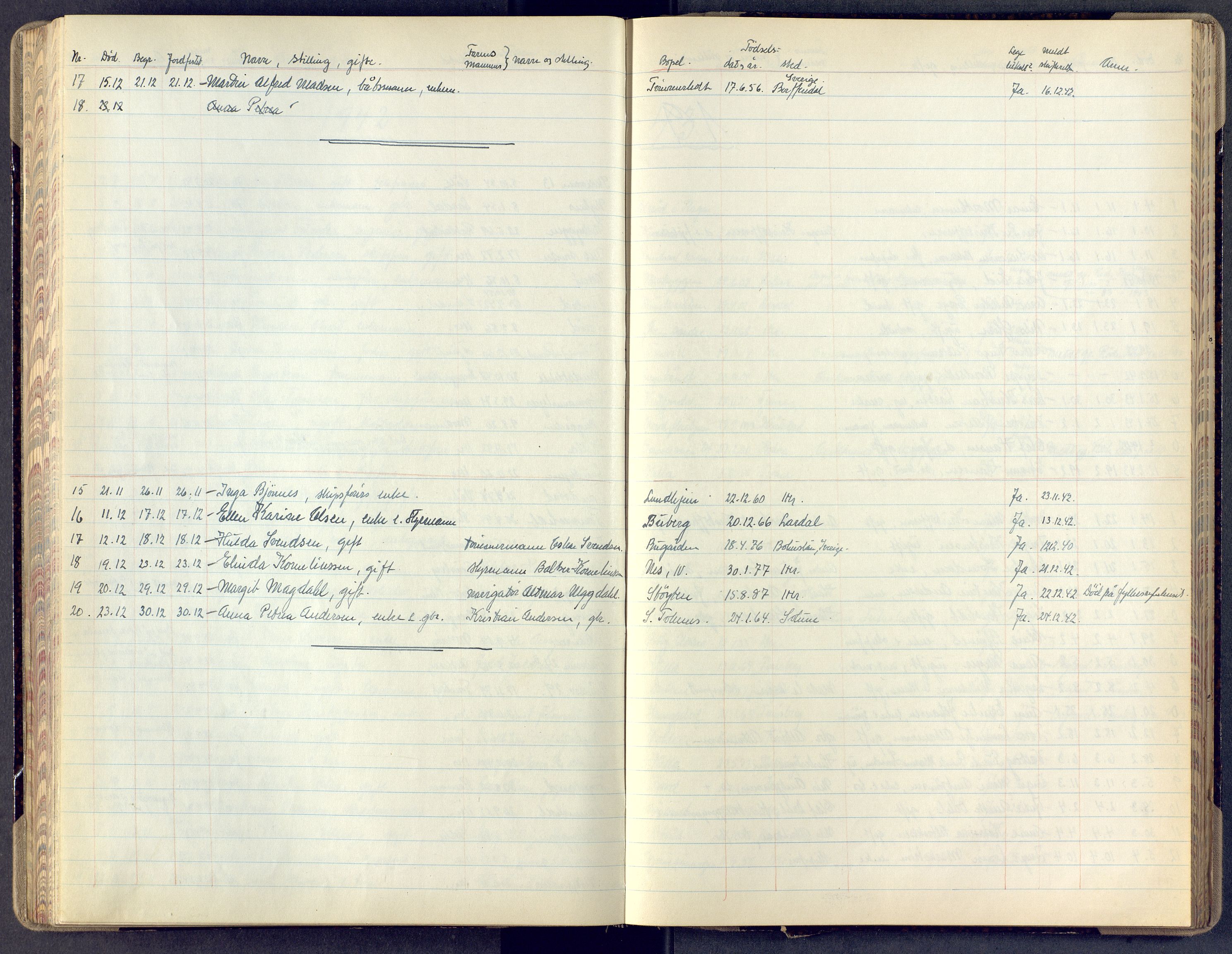 Nøtterøy kirkebøker, AV/SAKO-A-354/F/Fa/L0013: Parish register (official) no. I 13, 1942-1945