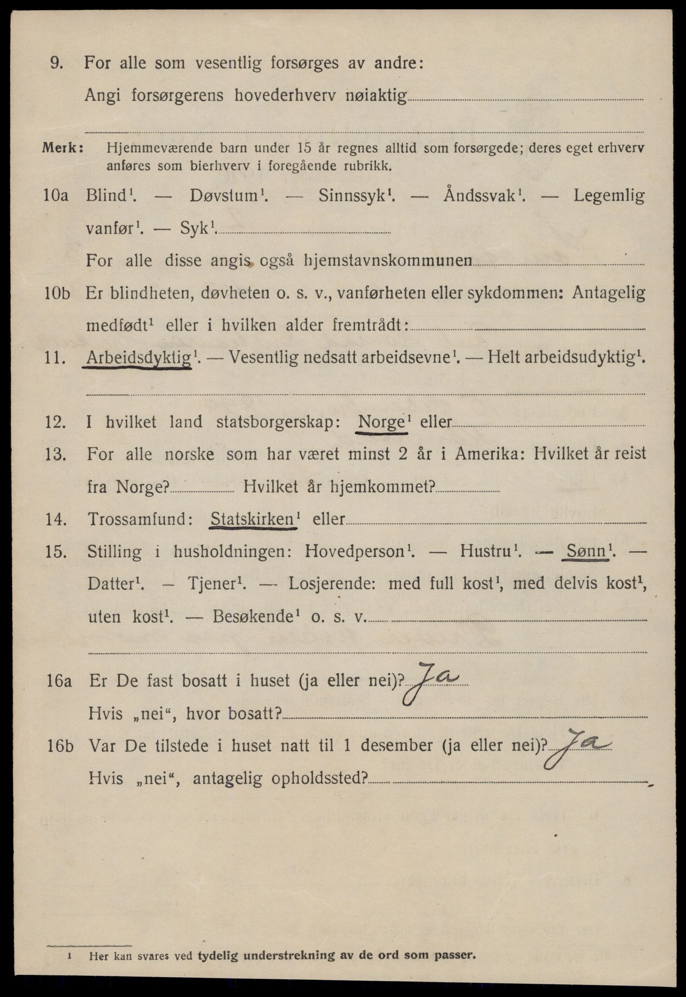 SAT, 1920 census for Kornstad, 1920, p. 1908