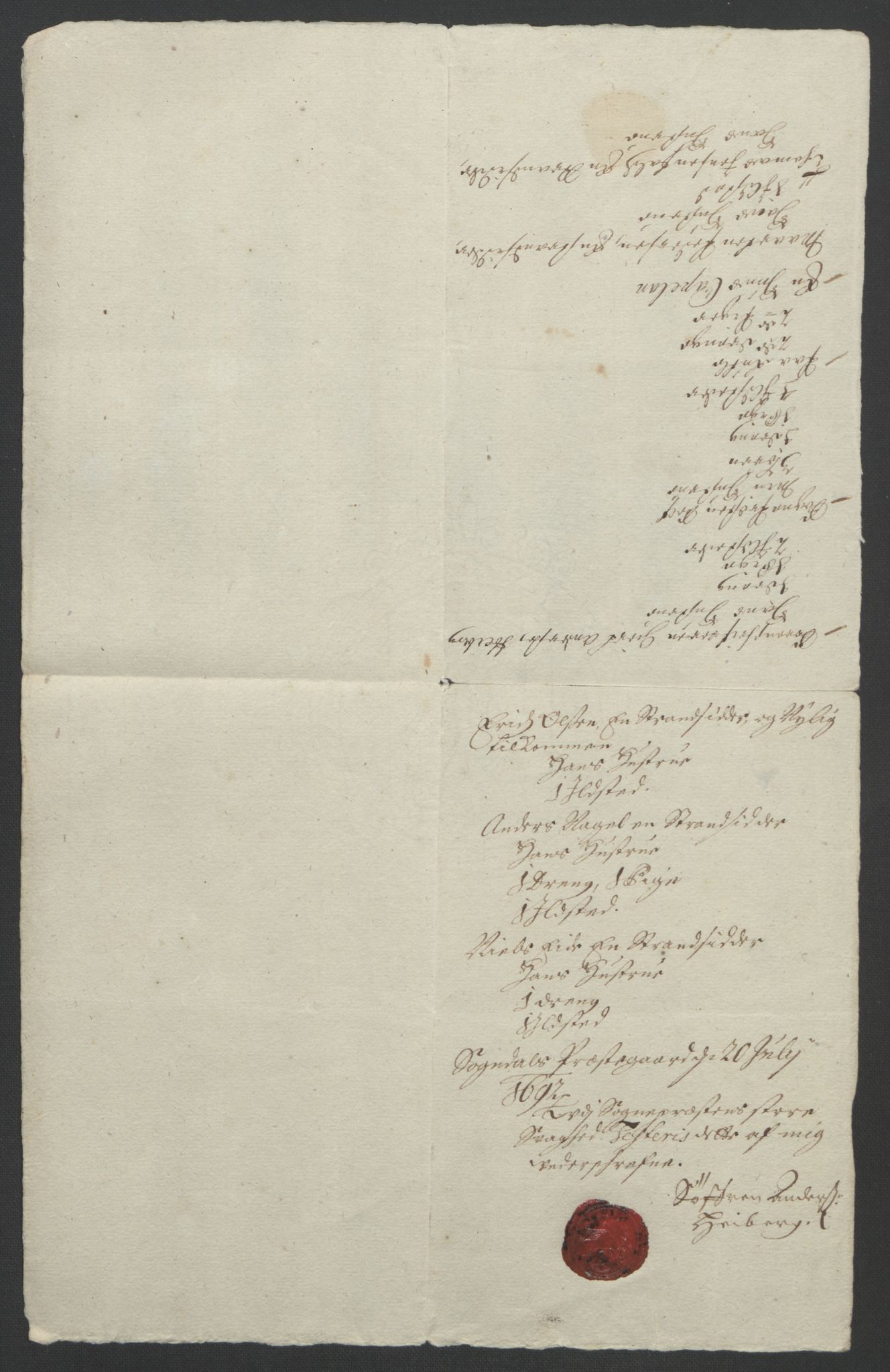 Rentekammeret inntil 1814, Reviderte regnskaper, Fogderegnskap, AV/RA-EA-4092/R52/L3306: Fogderegnskap Sogn, 1691-1692, p. 153