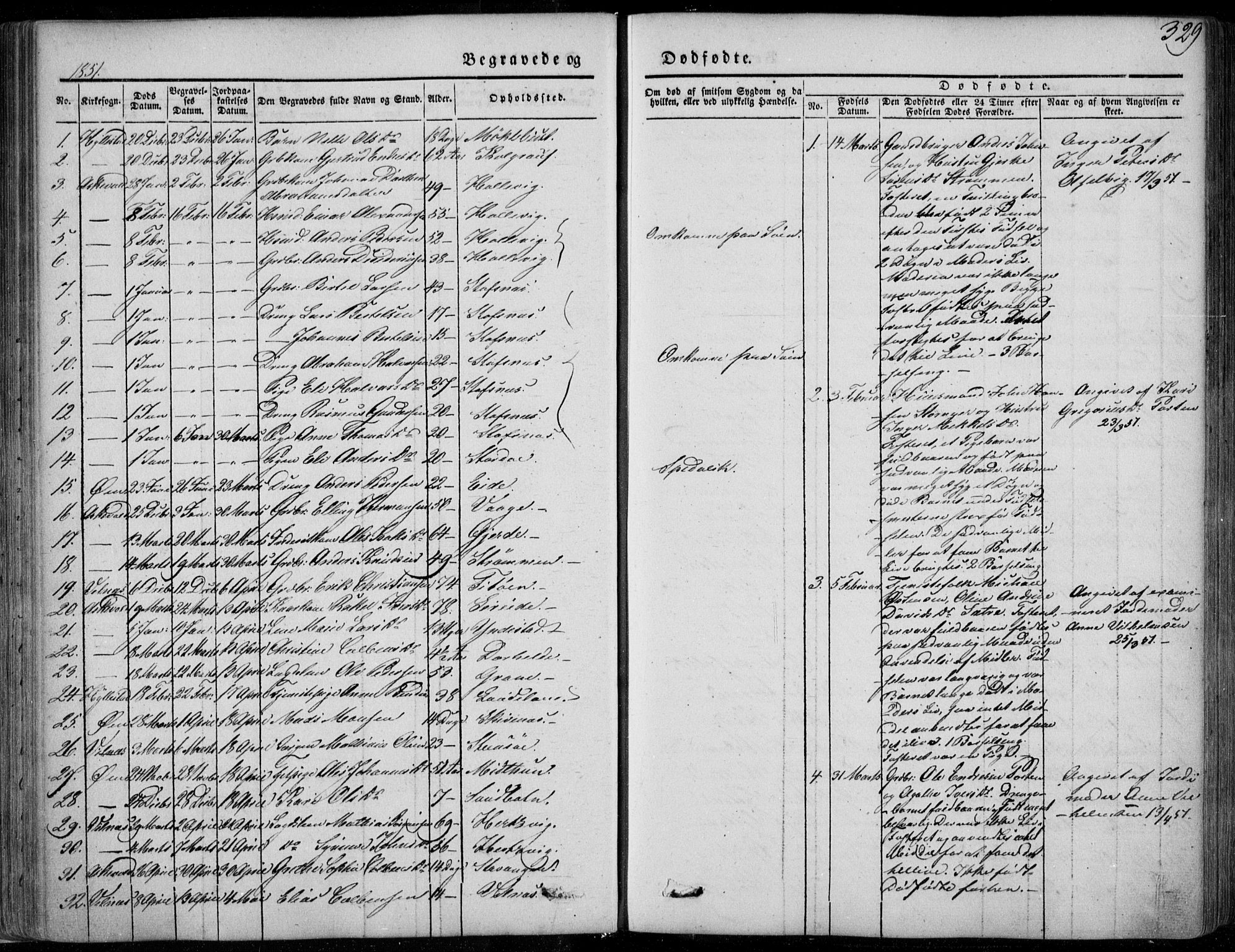 Askvoll sokneprestembete, AV/SAB-A-79501/H/Haa/Haaa/L0011/0002: Parish register (official) no. A 11 II, 1845-1878, p. 329