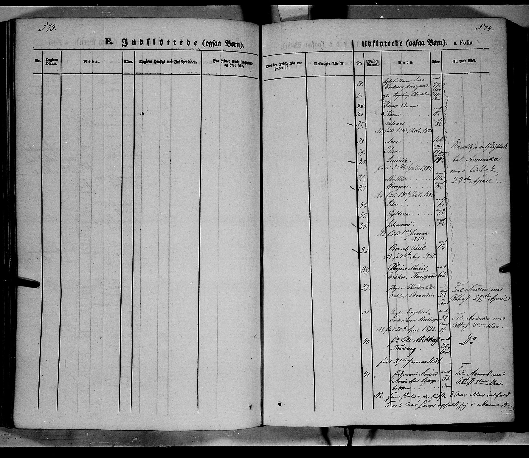 Ringebu prestekontor, AV/SAH-PREST-082/H/Ha/Haa/L0006: Parish register (official) no. 6, 1848-1859, p. 573-574