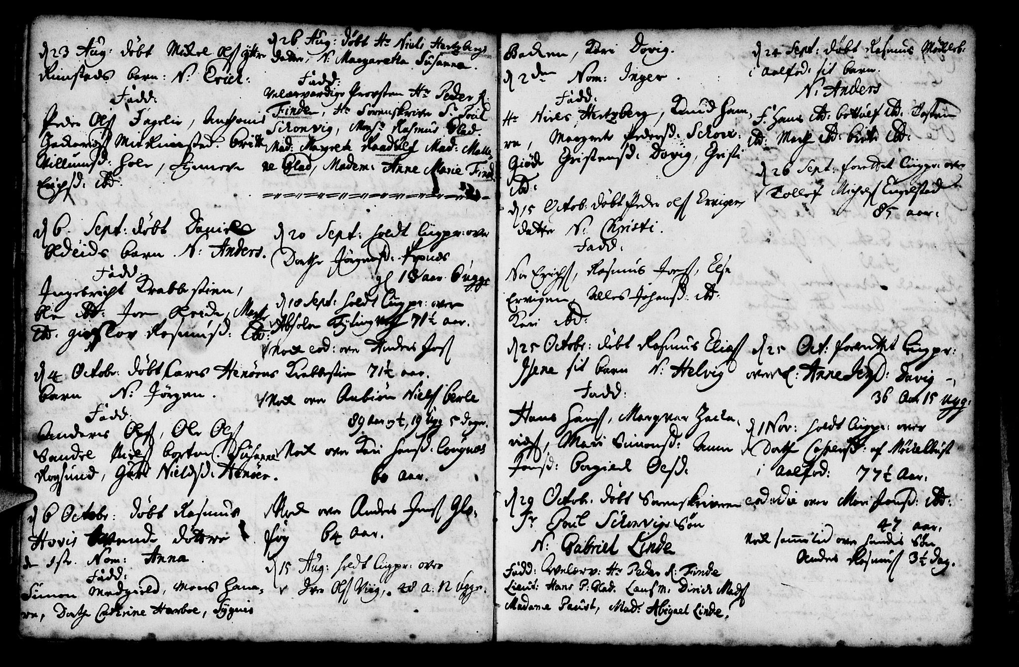 Davik sokneprestembete, AV/SAB-A-79701/H/Haa/Haaa/L0001: Parish register (official) no. A 1, 1710-1742, p. 57