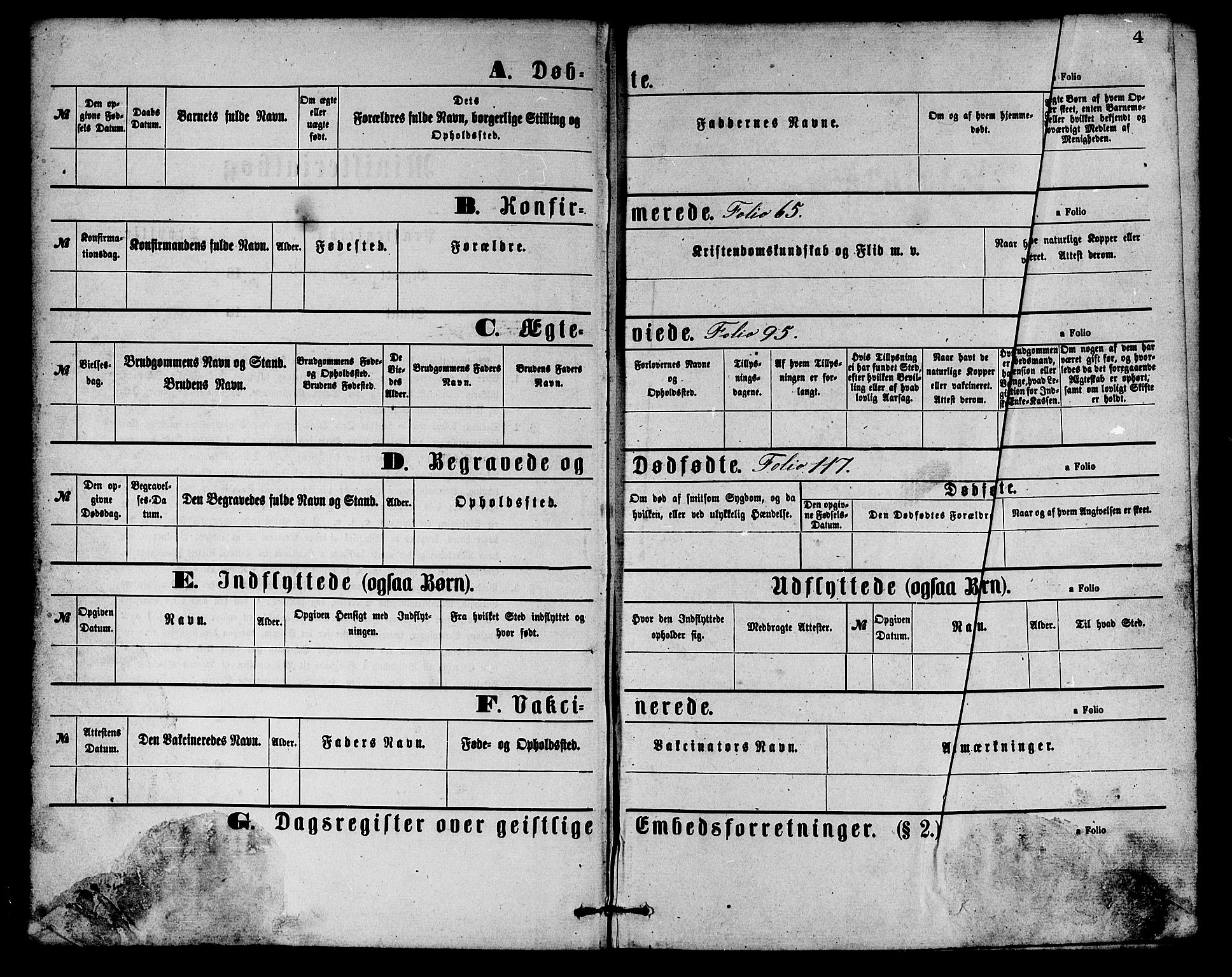 Arna Sokneprestembete, AV/SAB-A-74001/H/Ha/Hab: Parish register (copy) no. A 1, 1869-1879, p. 4